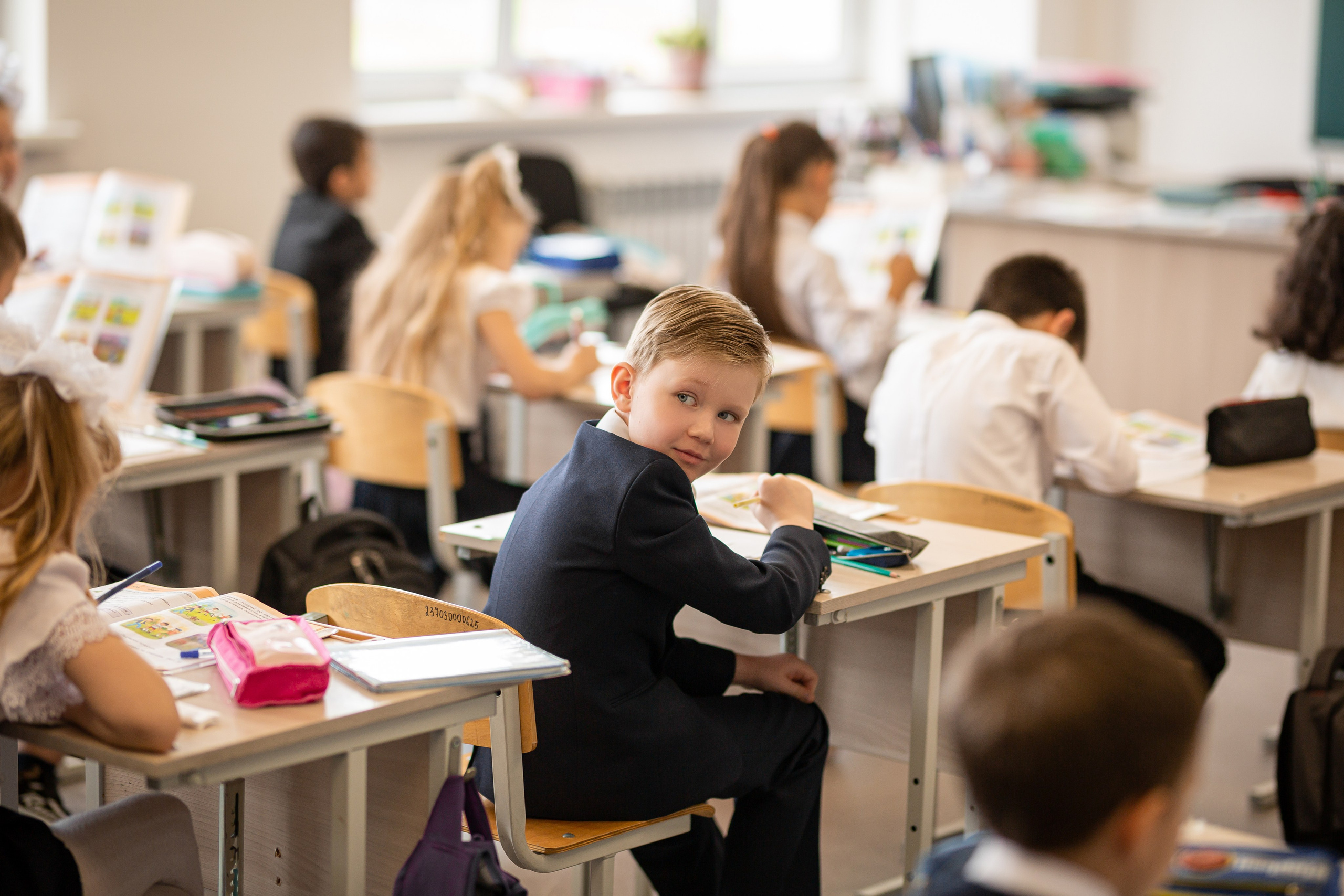 Первоклассники. Отбасылық фотограф Алена Шаталова