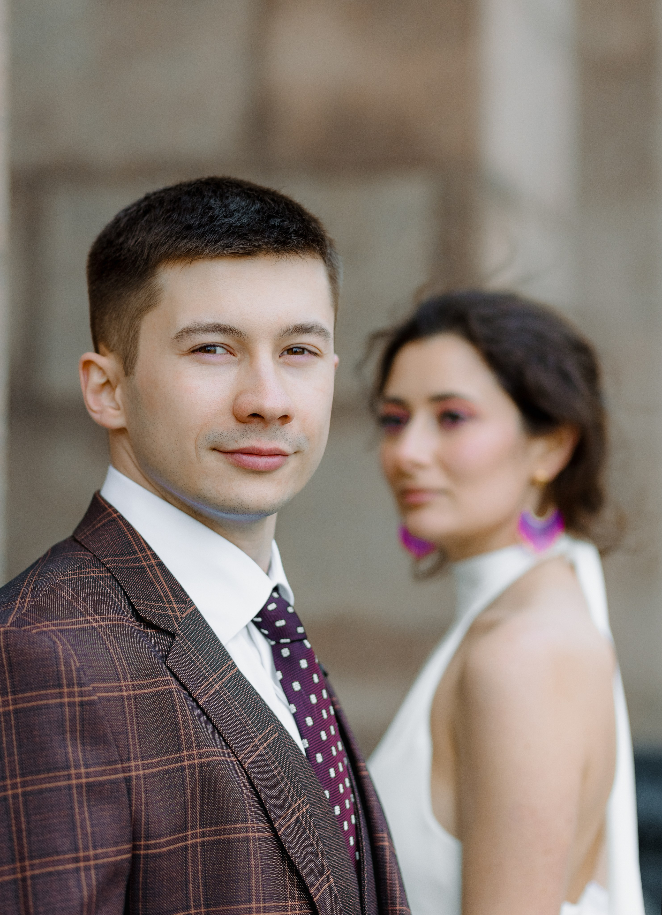 Свадебная фотосъёмка. Грибоедовский ЗАГС, МГУ. Портретный и семейный фотограф в Москве Мария Рослякова