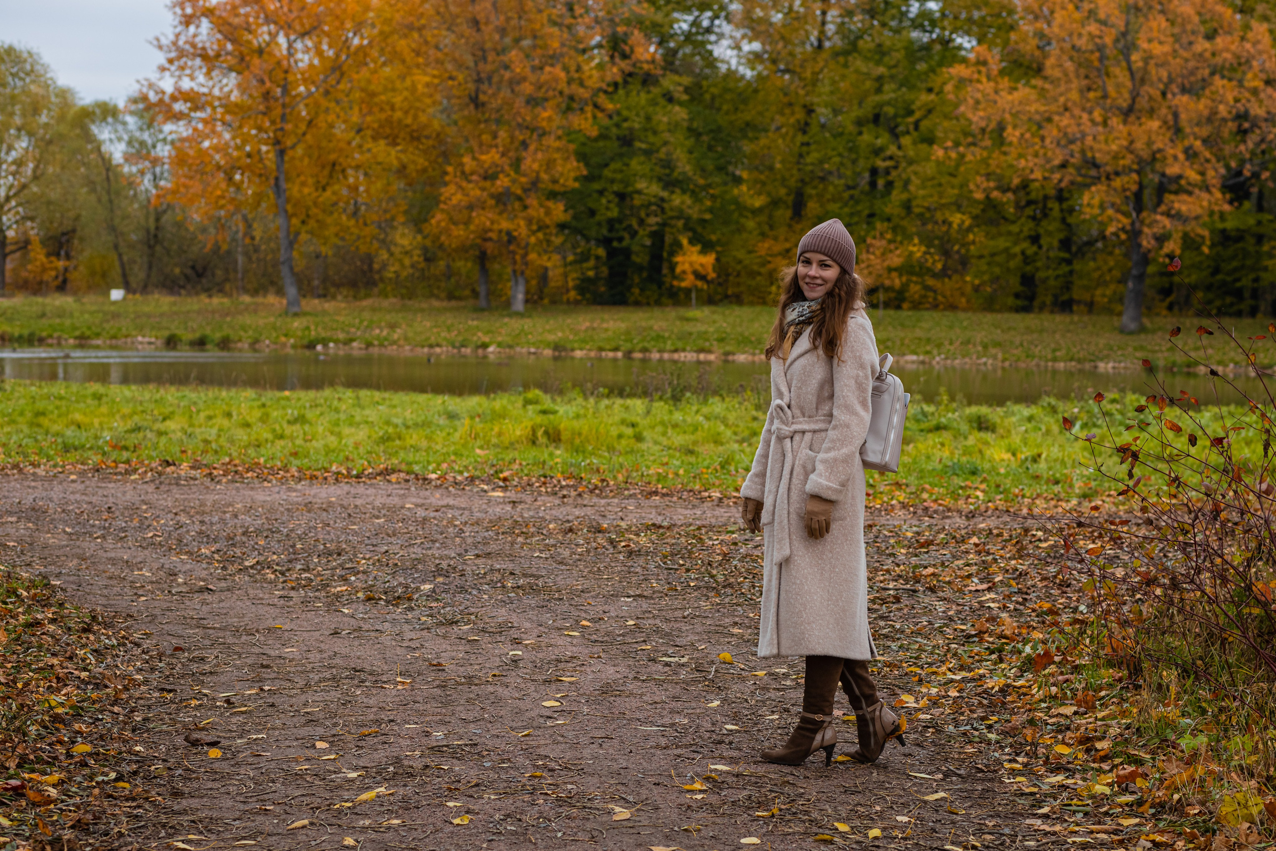 Осеняя фотосессия в Петергофе