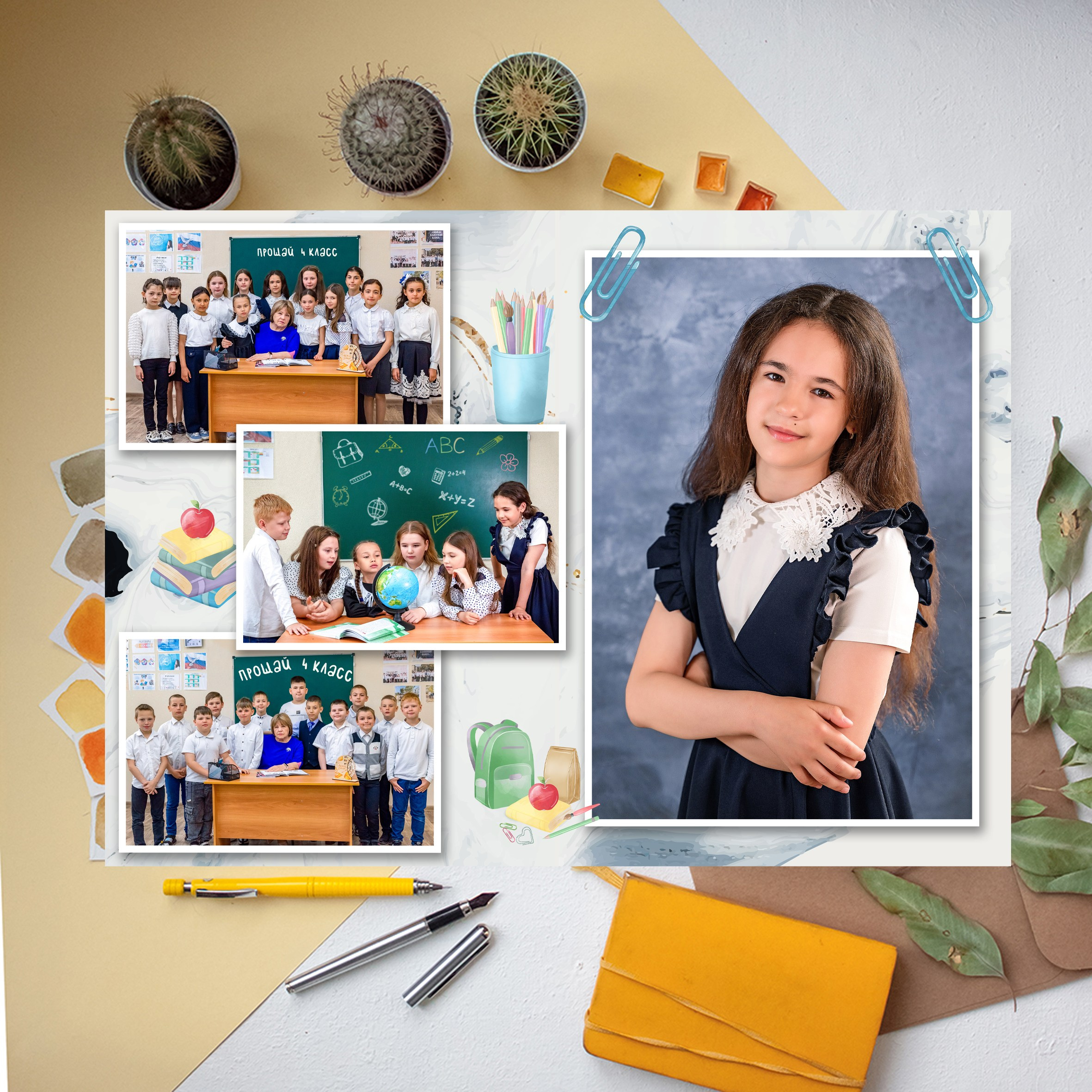 Разворотные (лайфлат). Выпускные альбомы в Крыму