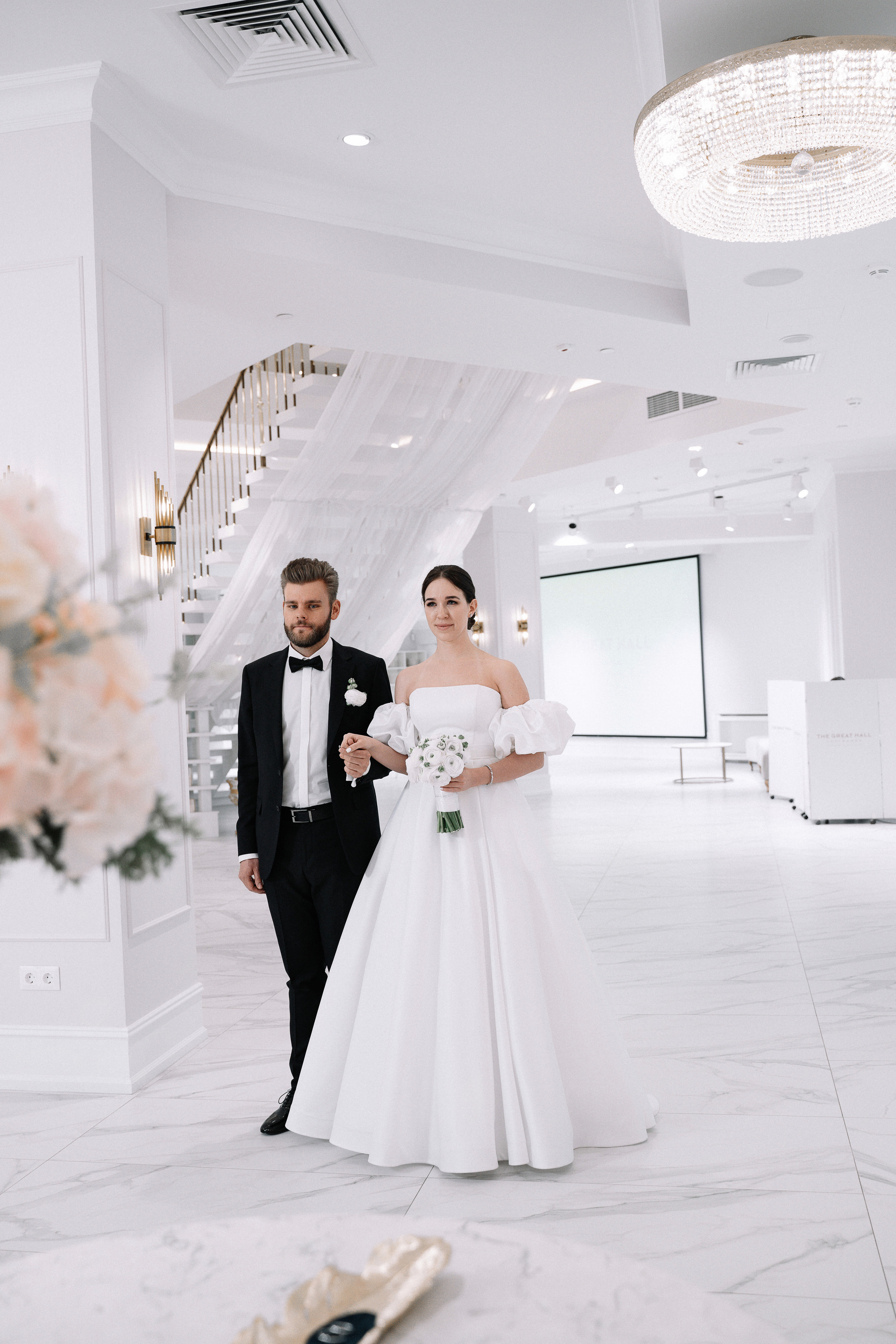 Свадебный фотограф на регистрации брака в The Great Hall Yakimanka