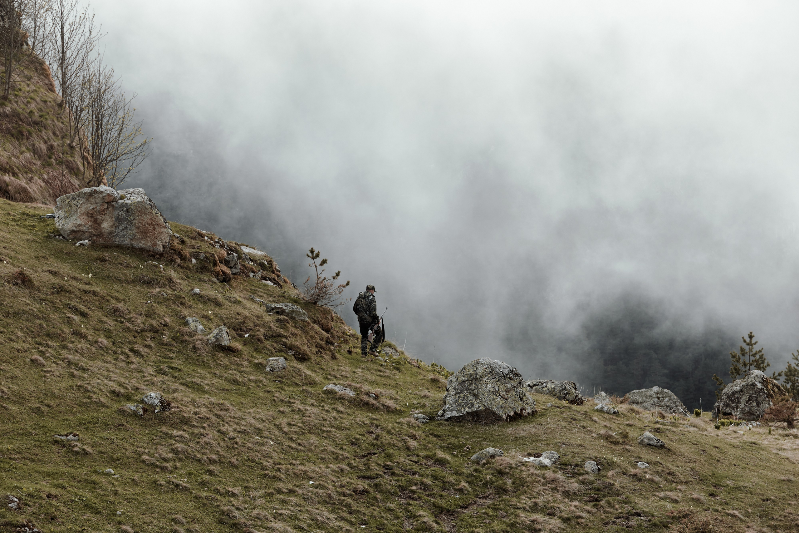 Съемка для бренда охотничьей одежды под ключ. Фотограф Продюсер в горах КБР / Москва Нальчик Горы