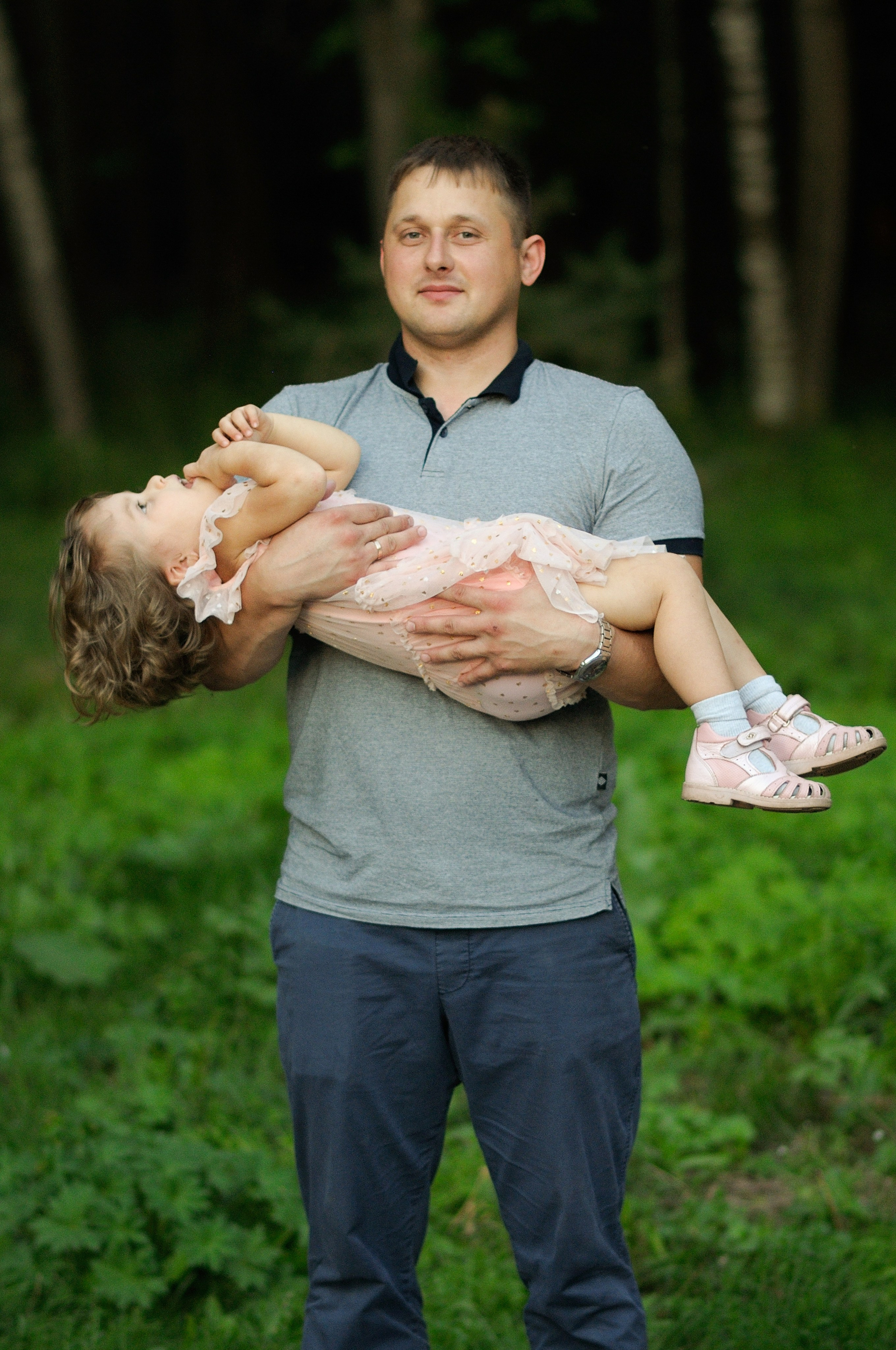 Семейная фотосессия на закате Парк Швейцария Нижний Новгород