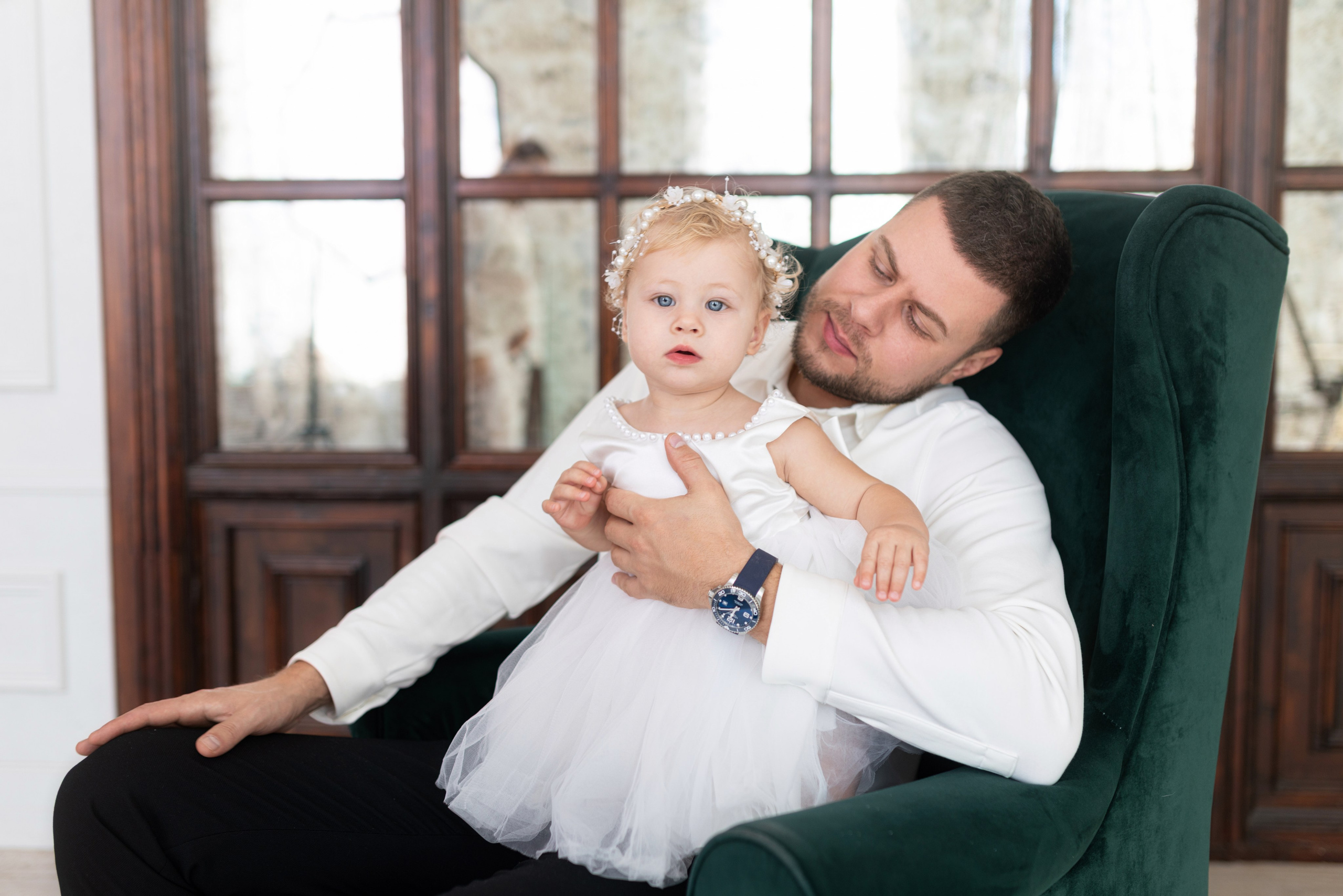 Семейная съемка для Яны и Дани в интерьере. Дмитрий Шульгин, портретный фотограф в Воронеже