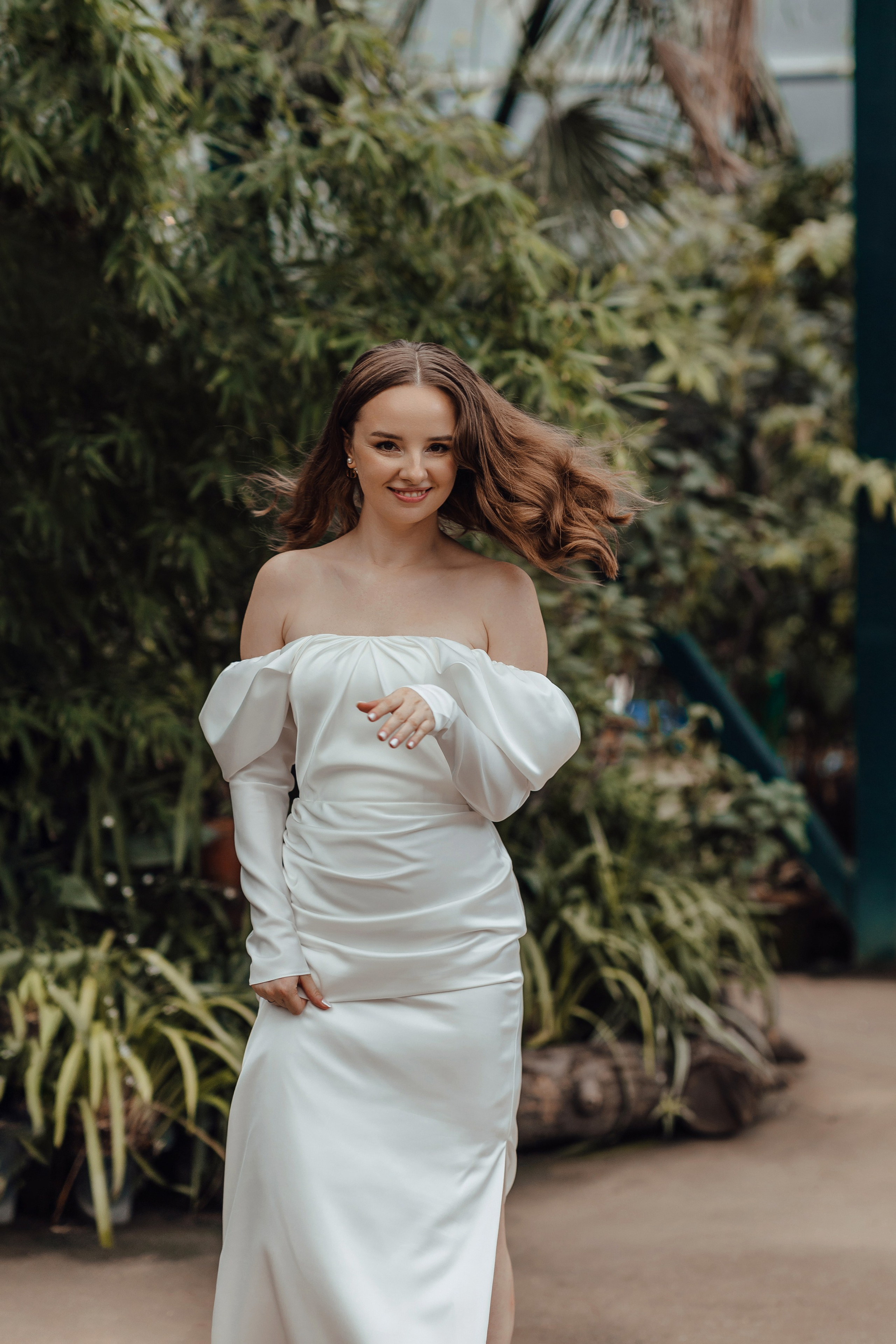 Свадебная фотосессия в Оранжерее в Москве