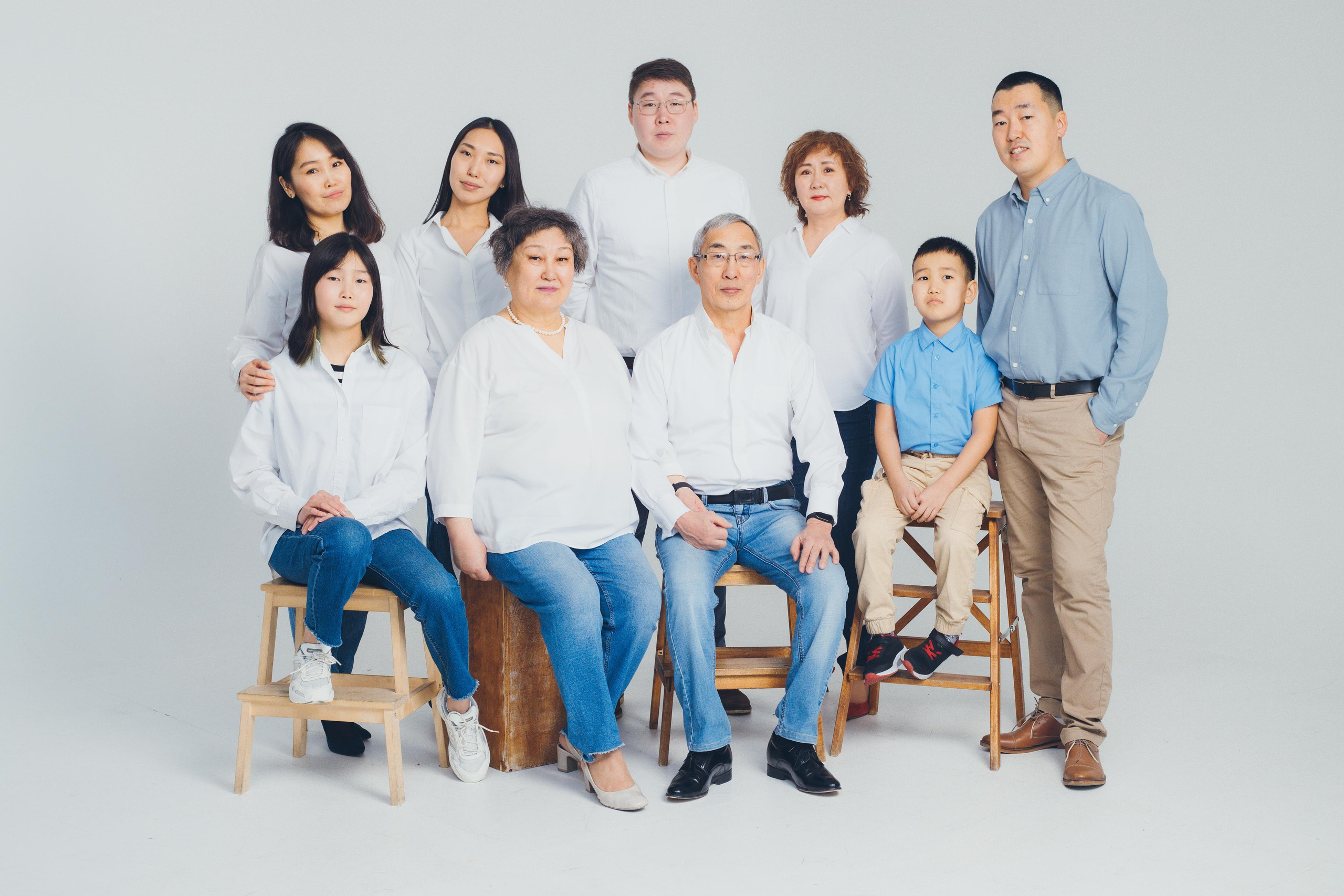 Семья Николаевых. Фотограф в Якутске Сулустаан Алексеев