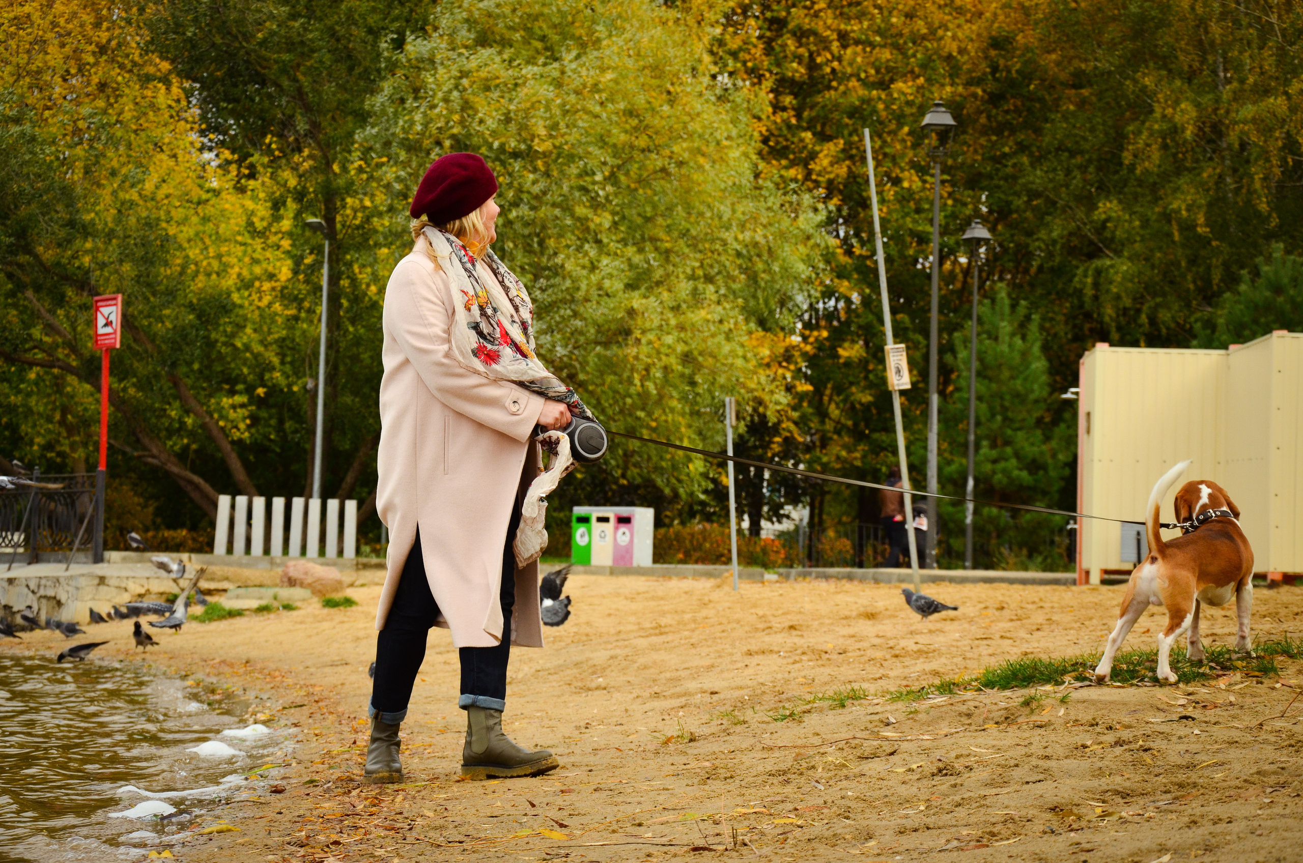 Фотопрогулка с животными в парке. Женский и семейный фотограф Людмила Богачкина