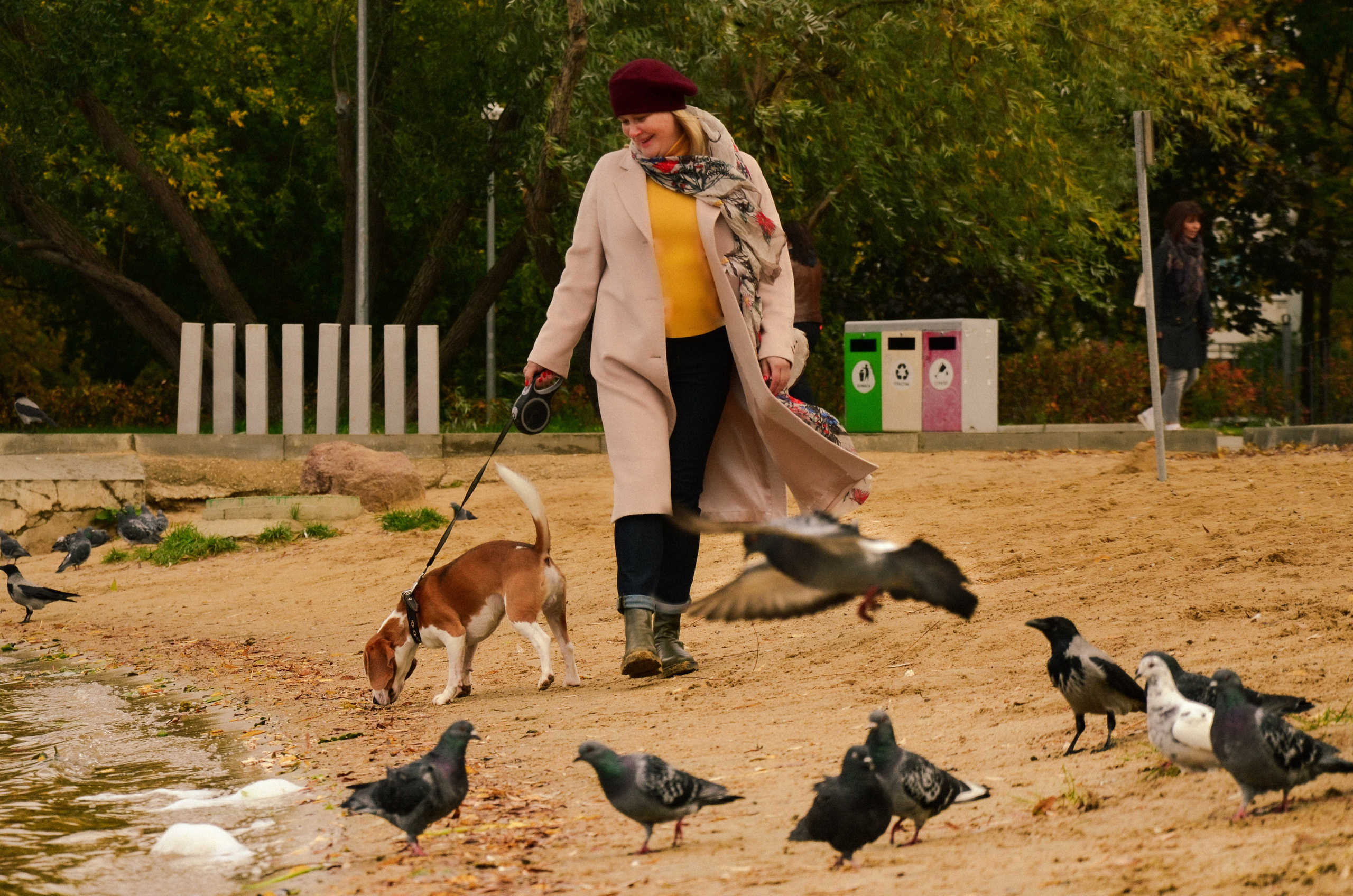 Фотопрогулка с животными в парке. Женский и семейный фотограф Людмила Богачкина