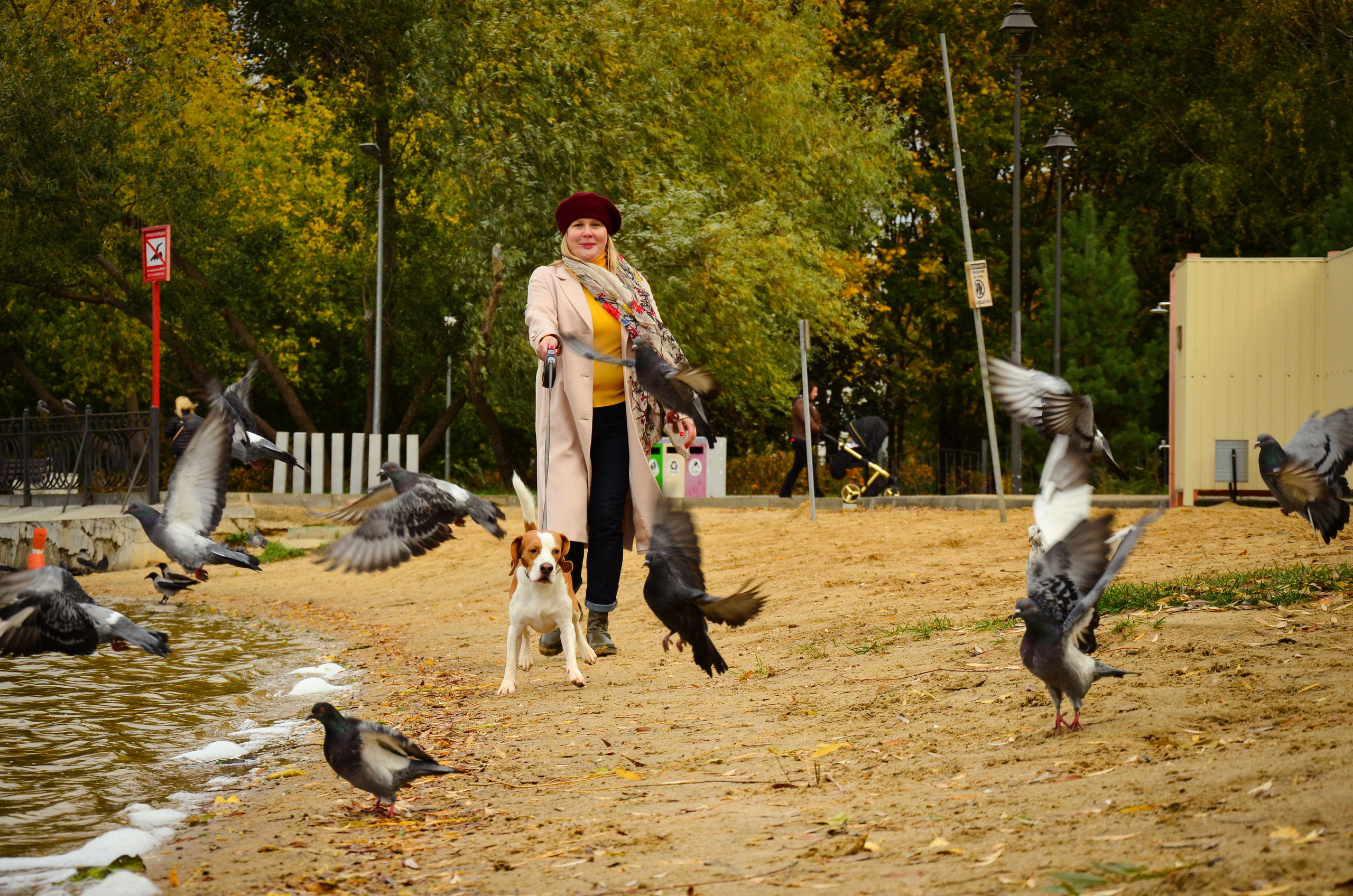 Фотопрогулка с животными в парке. Женский и семейный фотограф Людмила Богачкина