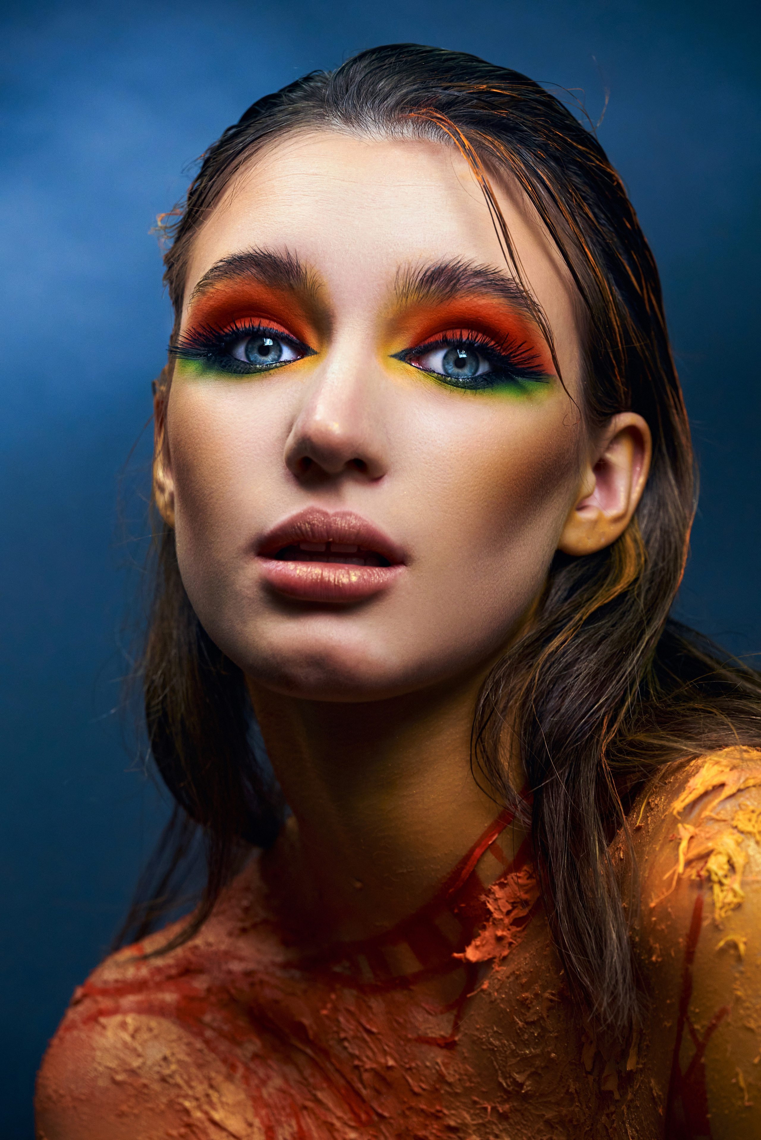 Креативный образ с Аленой по мотивам картины стрит-арт художника @Theo.dhozer. Фотограф в Москве Михаил Елизарьев