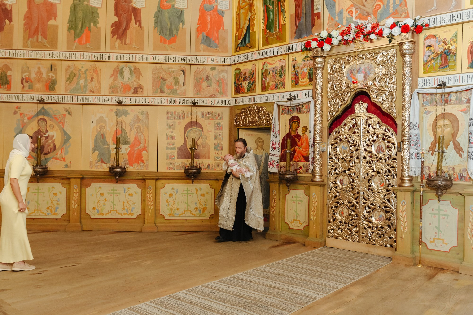 Крещение Храм Покрова Пресвятой Богородицы в парковом комплексе Усадьба Богословка