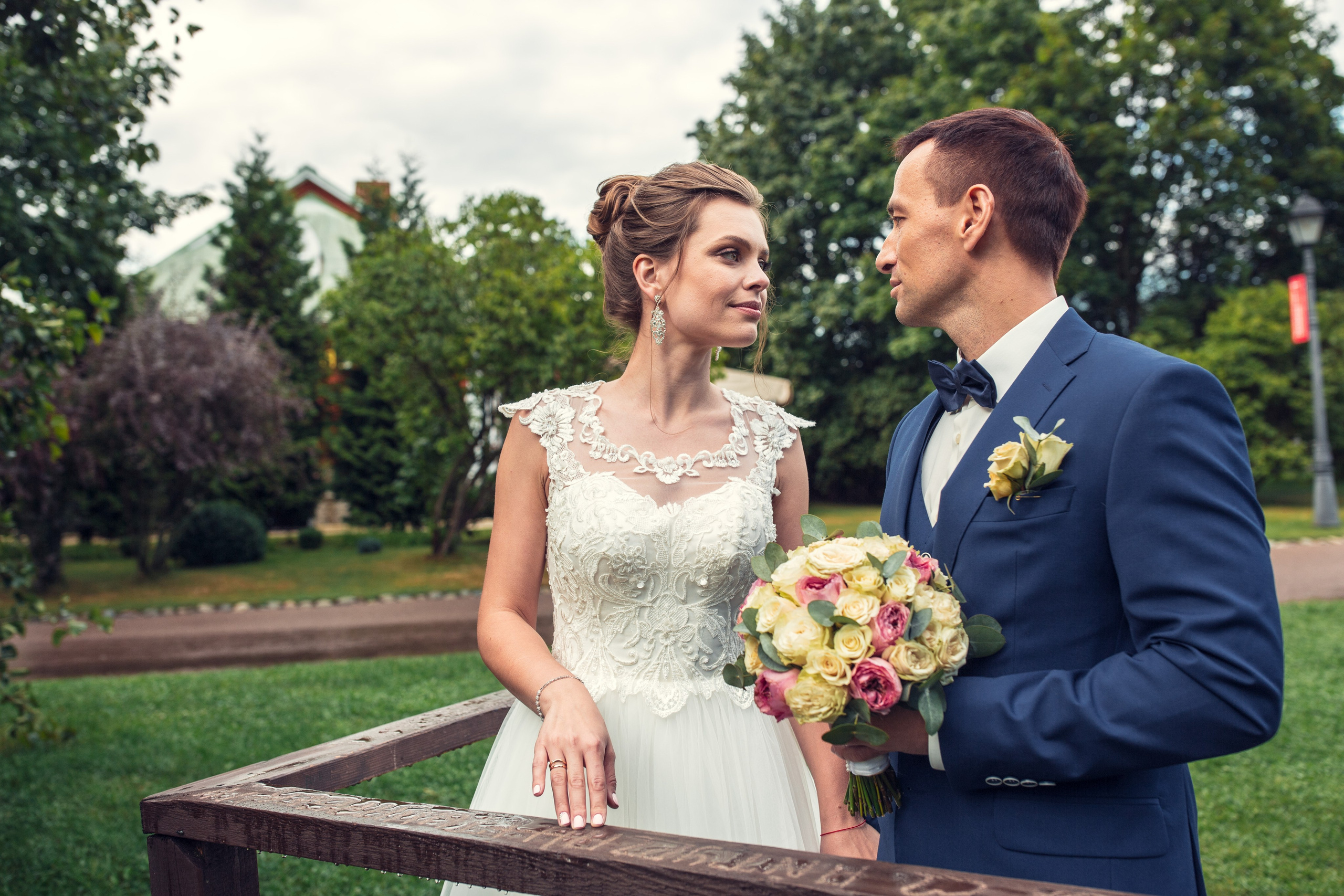 Свадебная прогулка в Царицино. Фотограф — Евгений Свистков