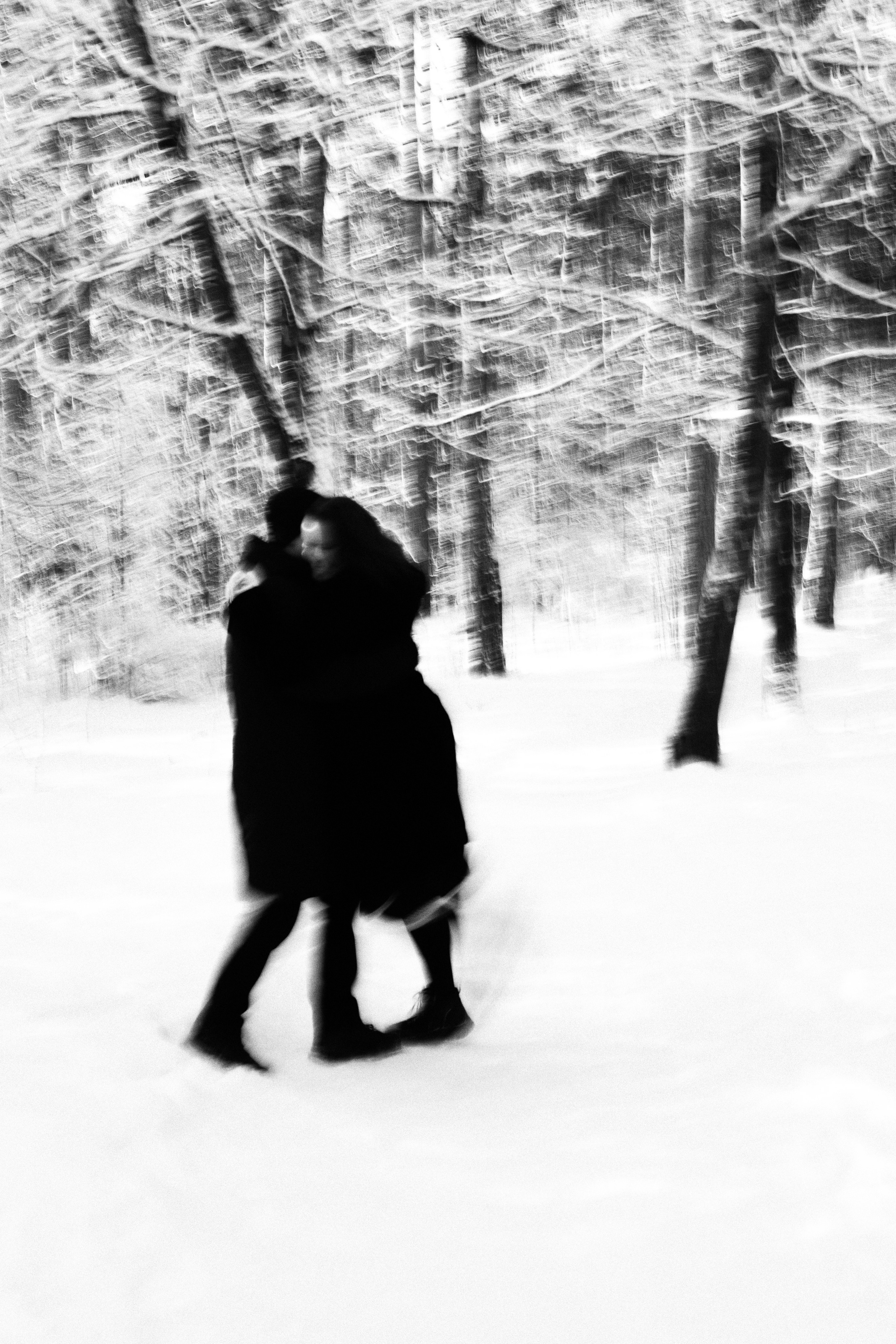 Лавстори в зимнем лесу. Портретный фотограф в Иванове Ольга Гуральник