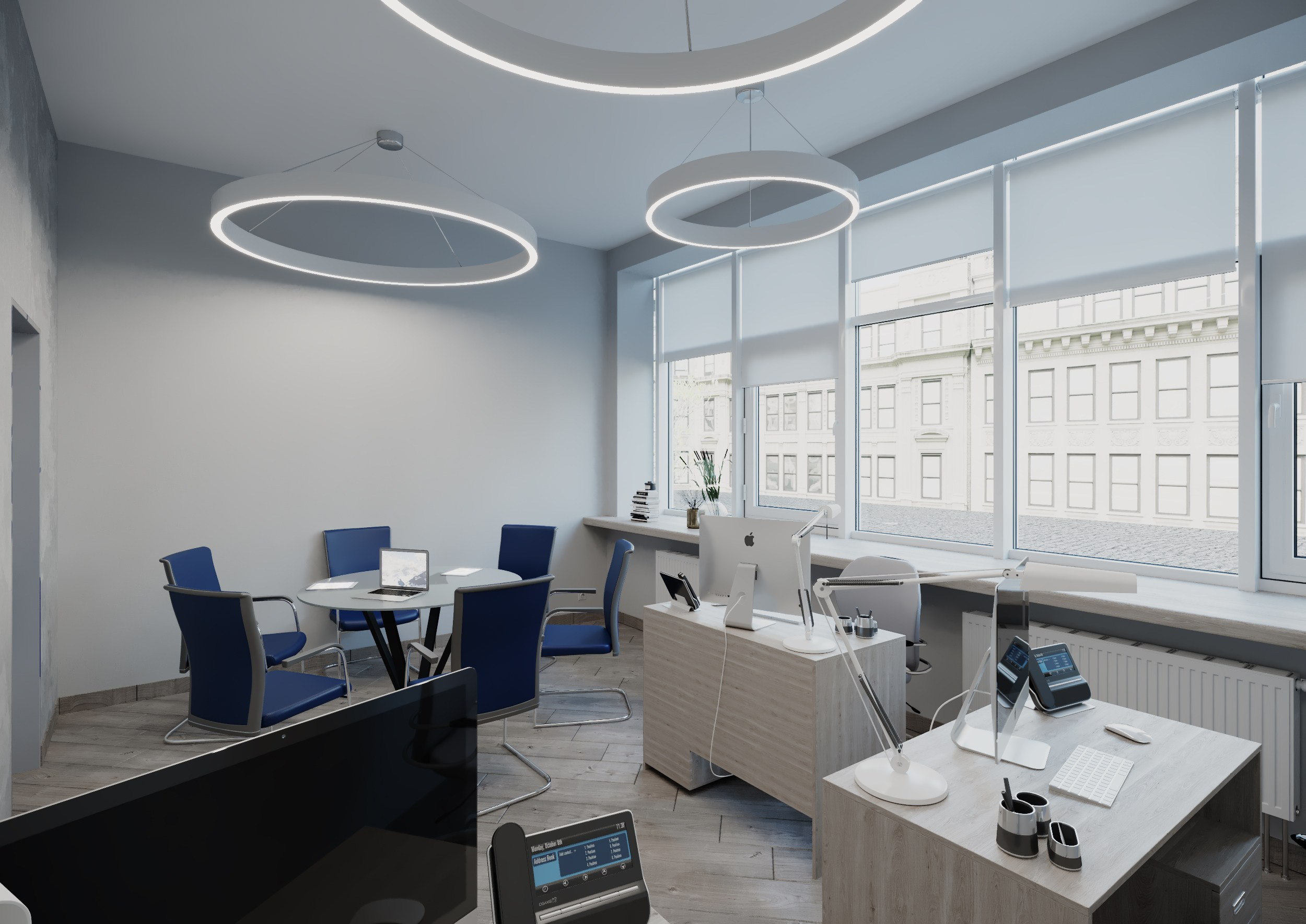 Современный офис в Краснодаре — дизайн и визуализация. 3Д Визуализация Интерьера и Архитектуры