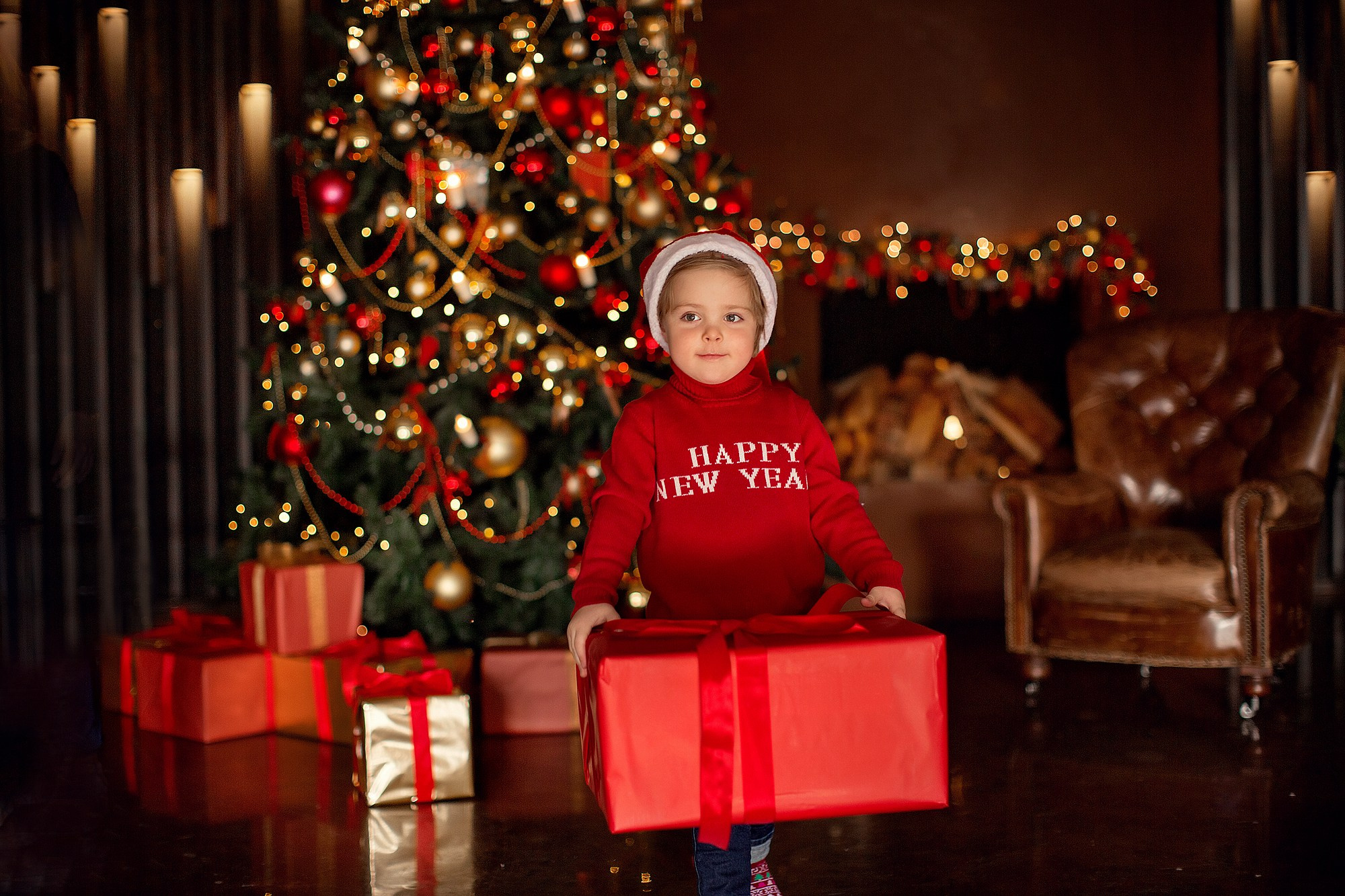 Новогодняя Фотосессия в вечернем стиле. Tatyana Nadezhdina Family photographer