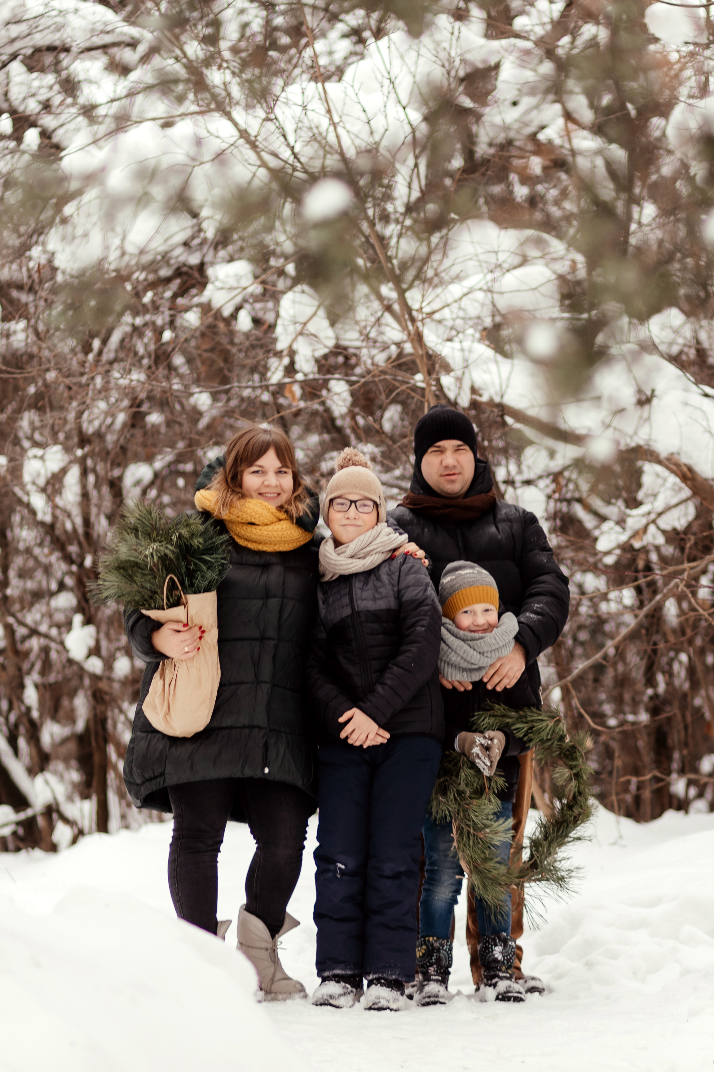 Зимняя сказка. Семейный фотограф в Минске Приболовец Светлана