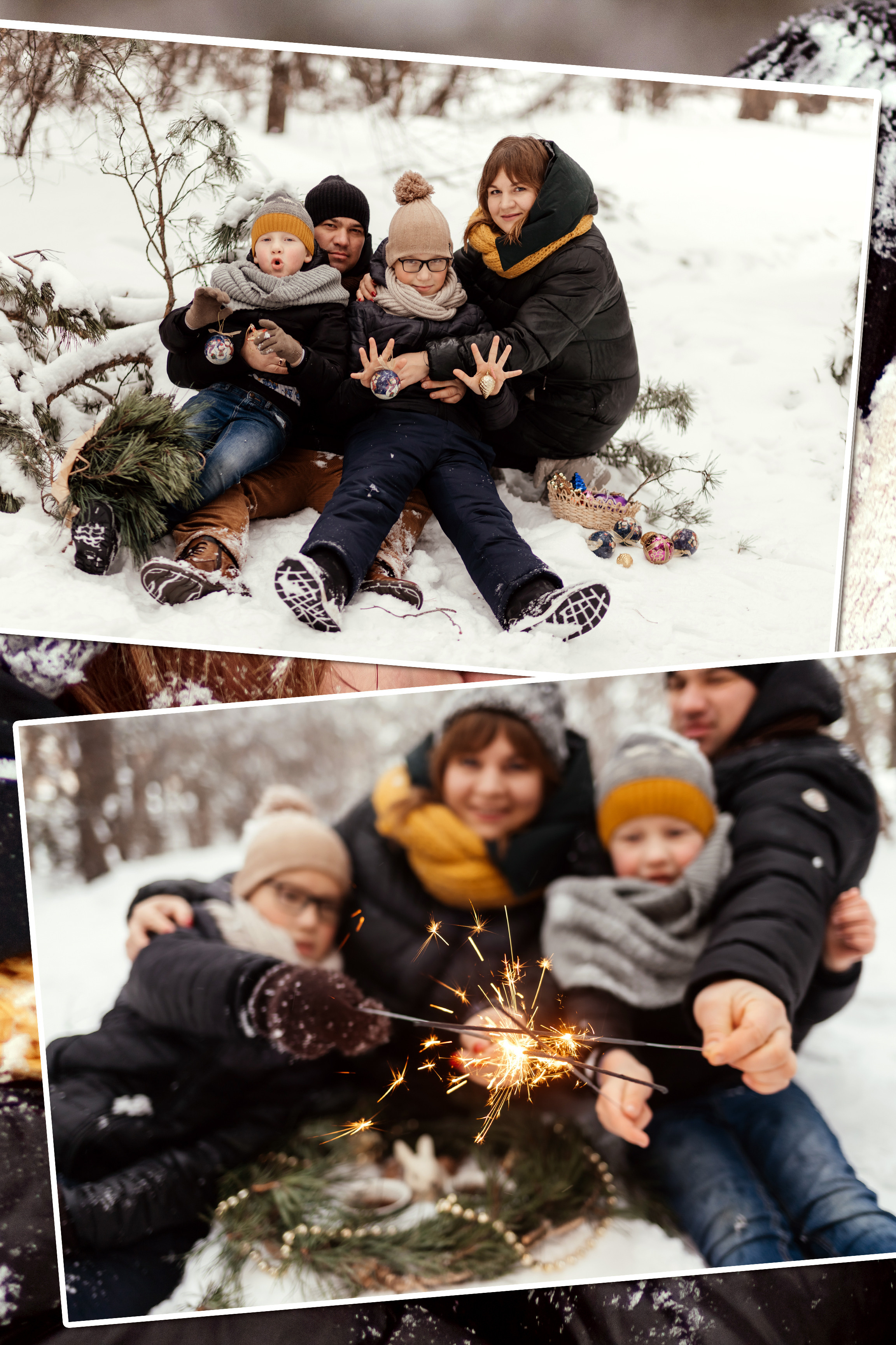 Зимняя сказка. Семейный фотограф в Минске Приболовец Светлана