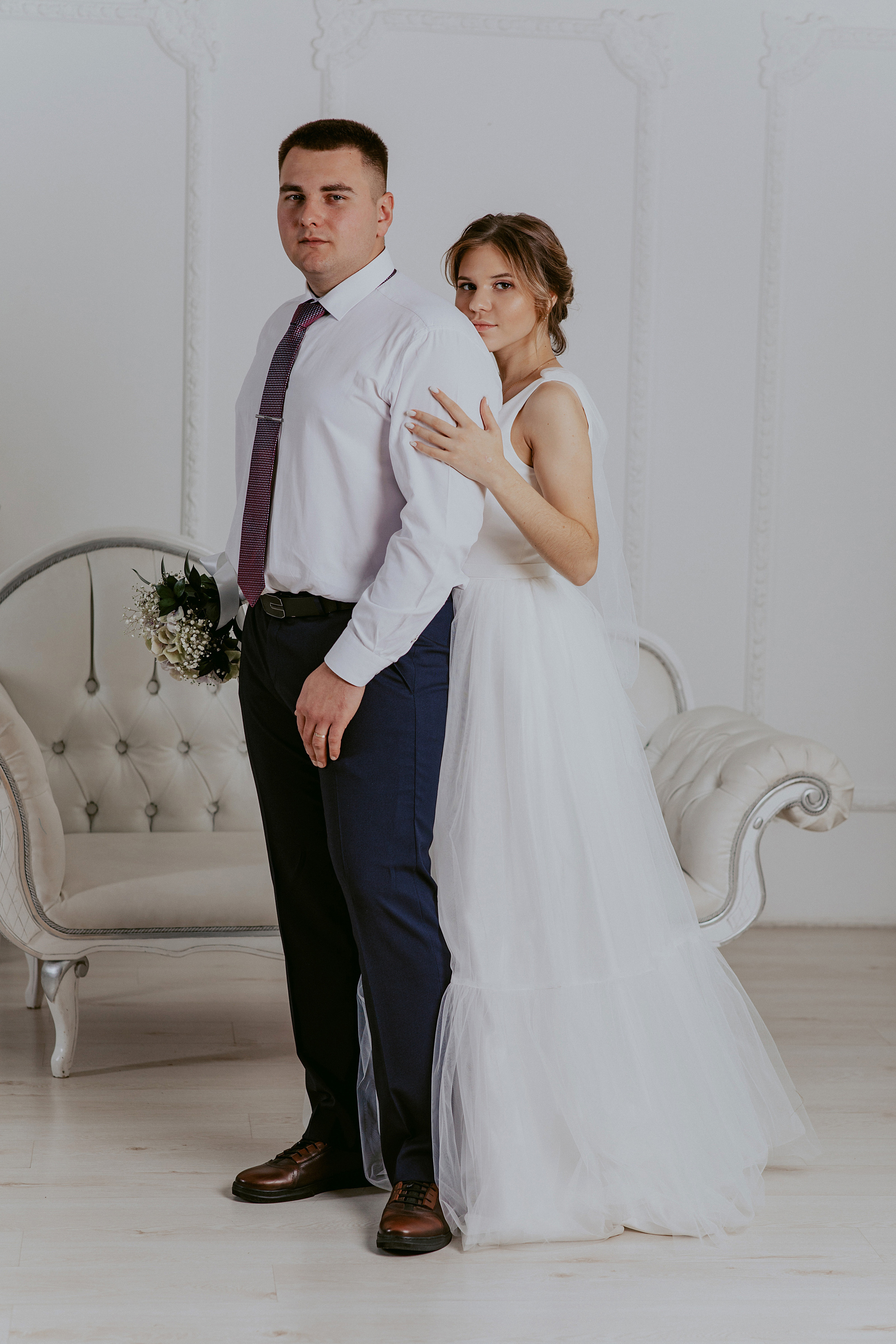 свадебная фотосессия в студии