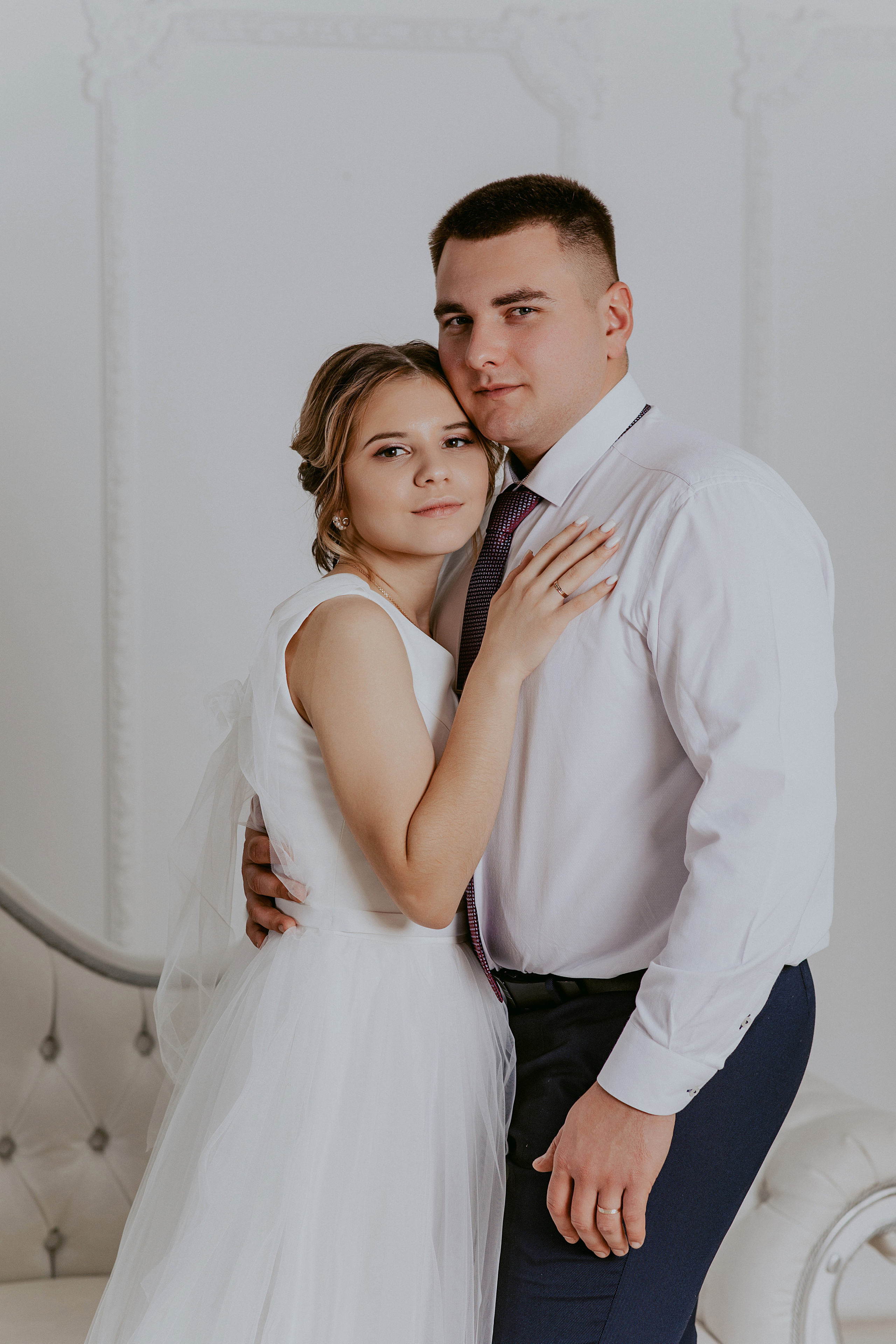 свадебная фотосессия в студии