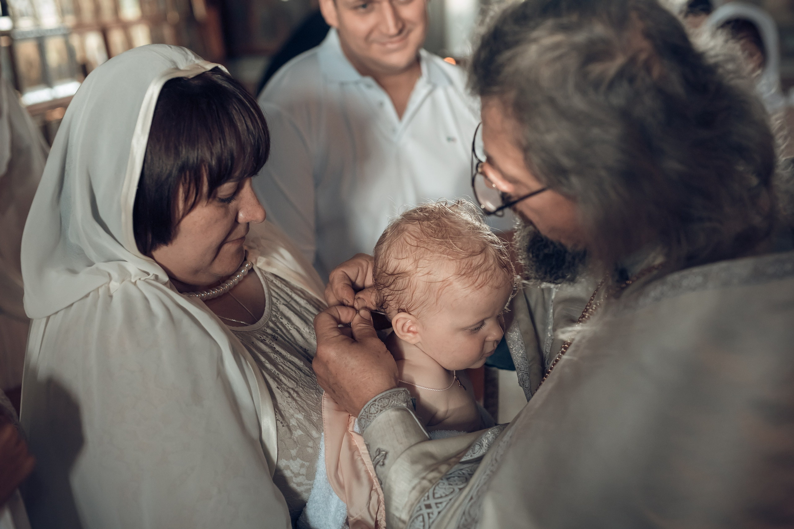 Крещение Аполлинарии в Успенском храме с. Шубино