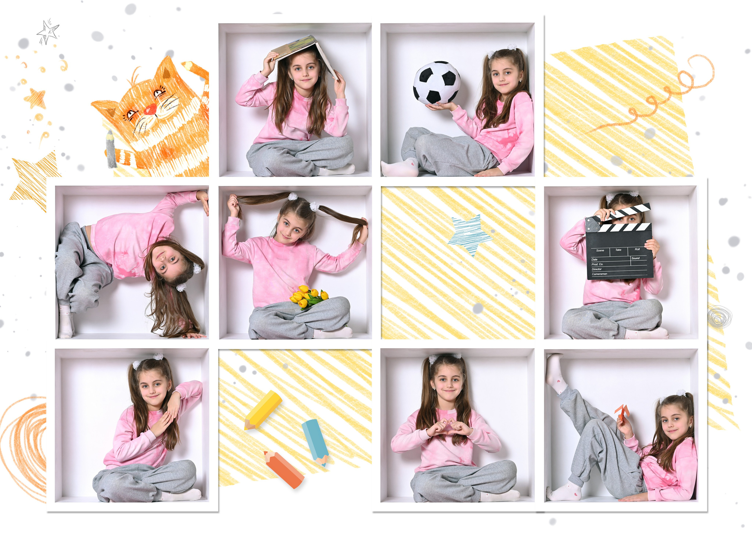 Выпускные альбомы для детского сада в Ростове-на-Дону. Школьный и семейный фотограф в Ростове-на-Дону