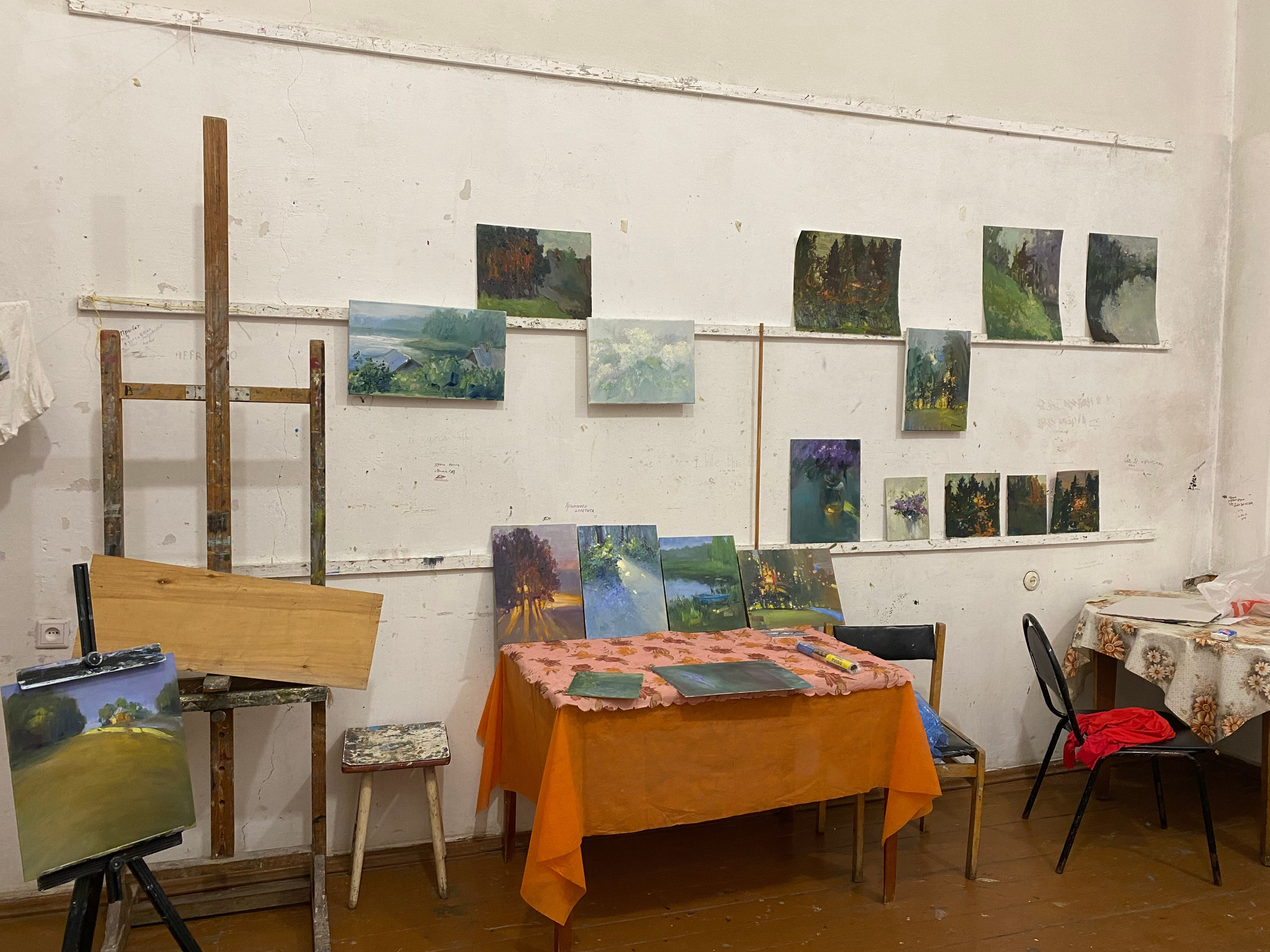 Работа. Живописец Ирина Пинская