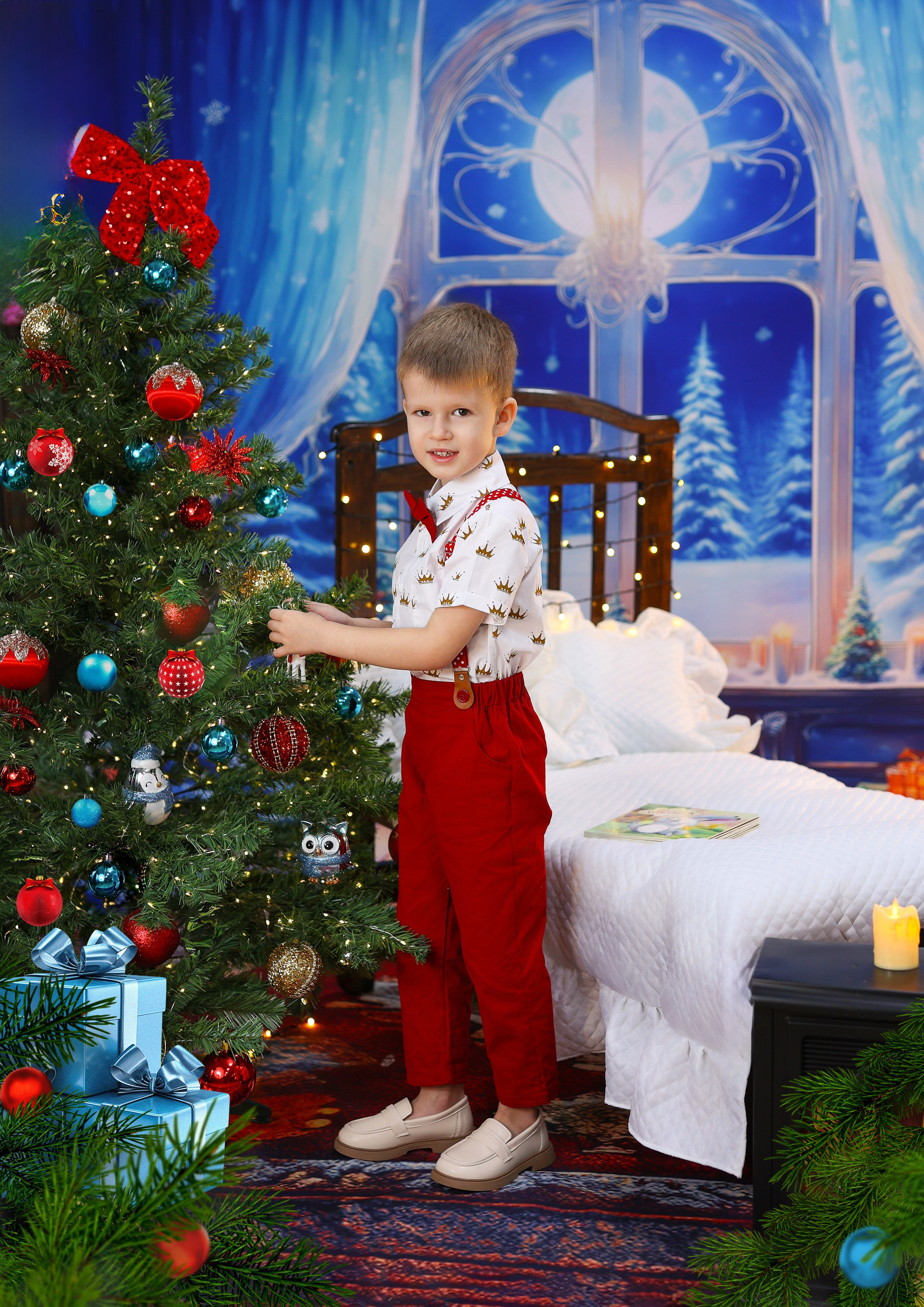 Новогодняя фотосессия. Фотограф в детский сад Елена Колчева Новокузнецк