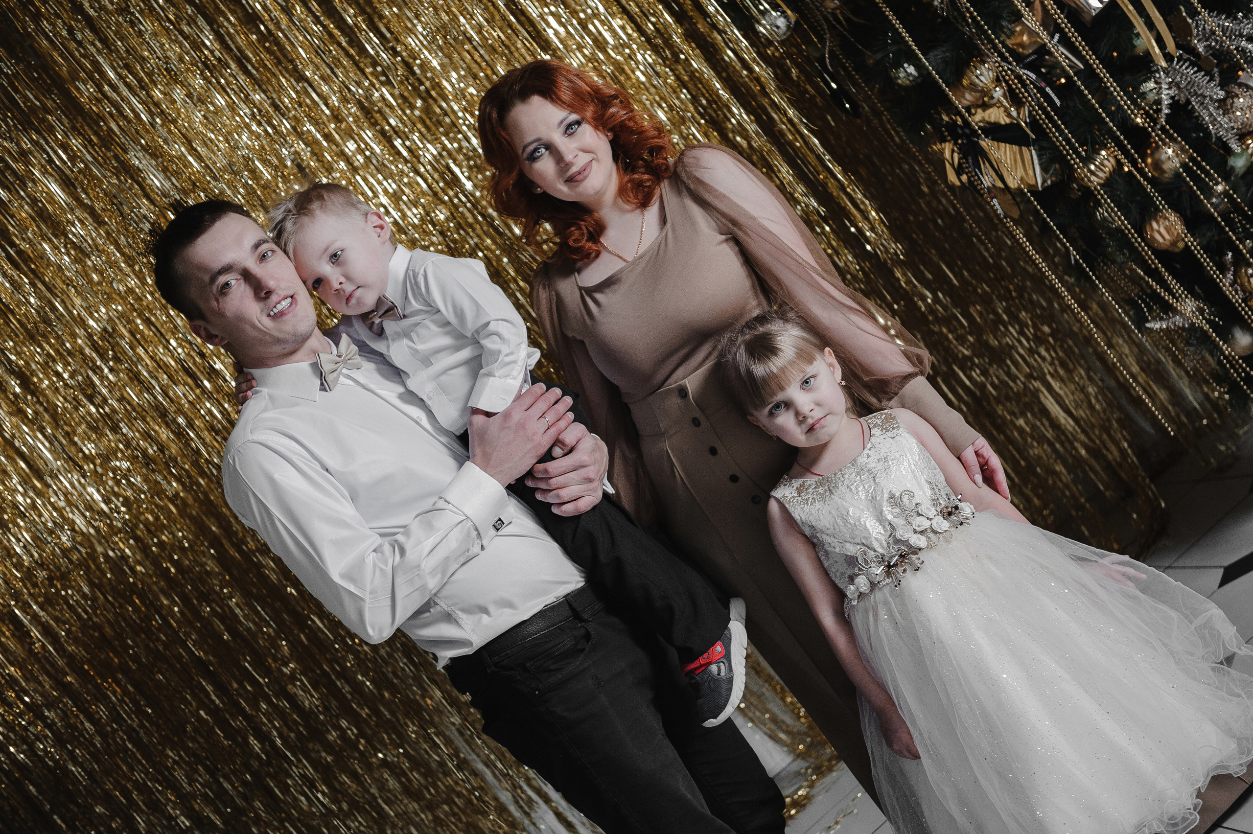 Семейная новогодняя фотосессия. Свадебный фотограф в Москве Алексей Тук