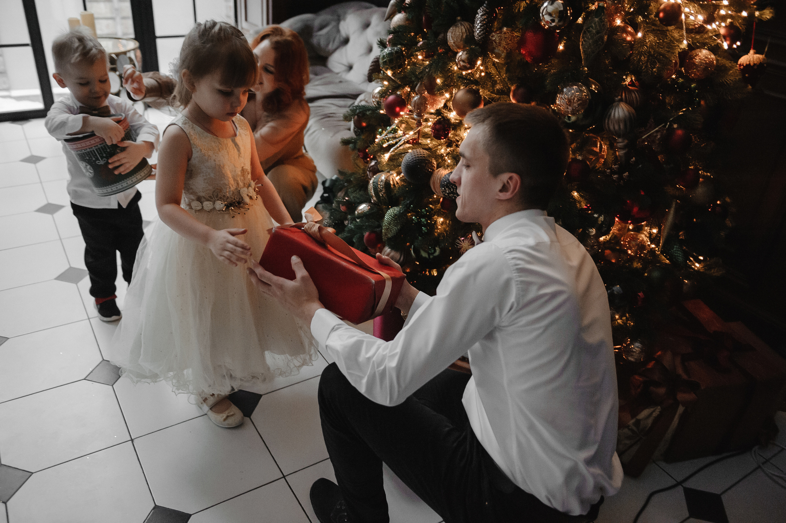 Семейная новогодняя фотосессия. Свадебный фотограф в Москве Алексей Тук