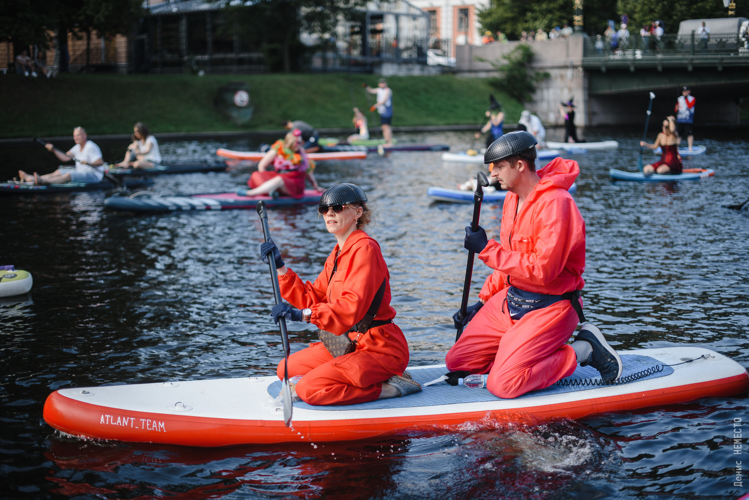 Офигительные участники Fontanka SUP. Фотограф Денис Неместо, портрет, репортаж