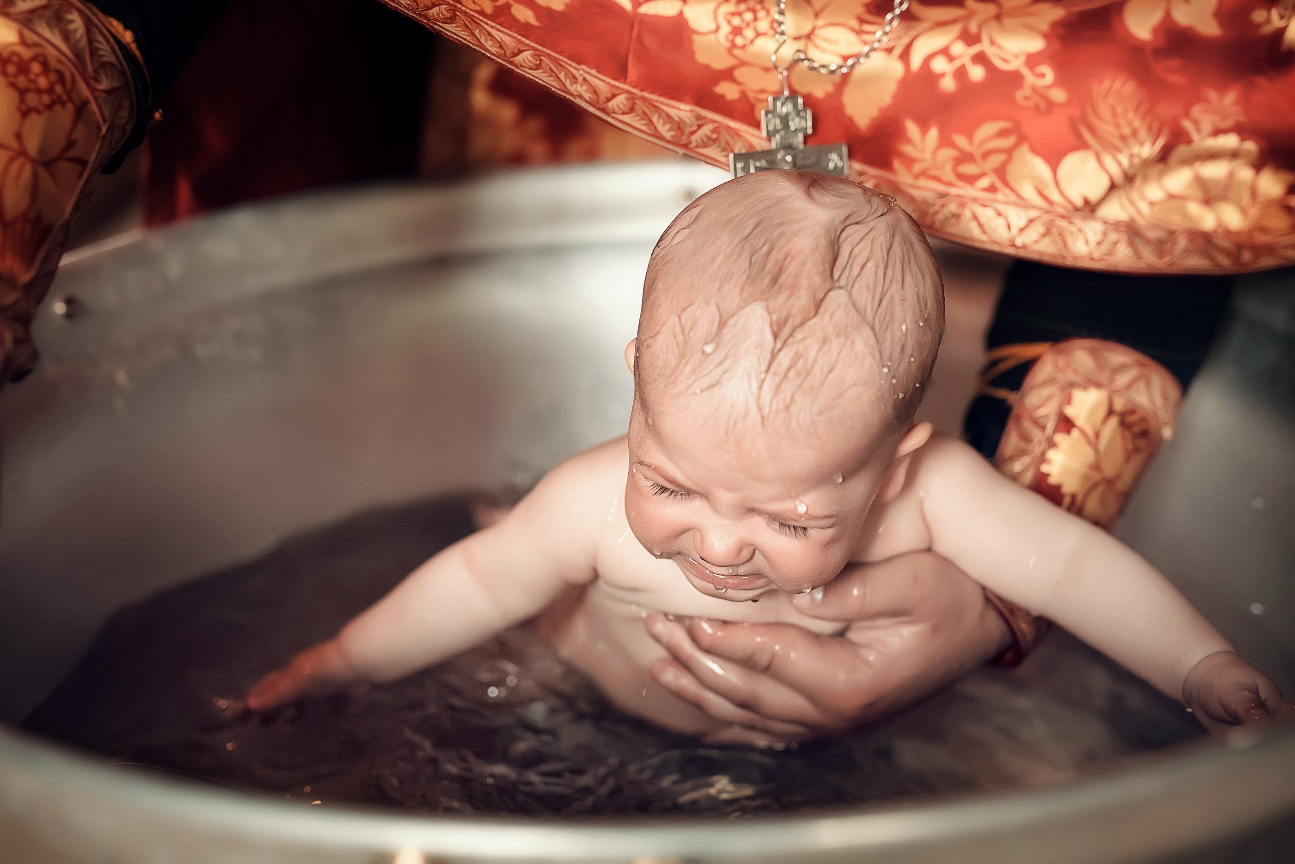 Крещение Екатерины в храме Святого Пимена в новых Воротниках