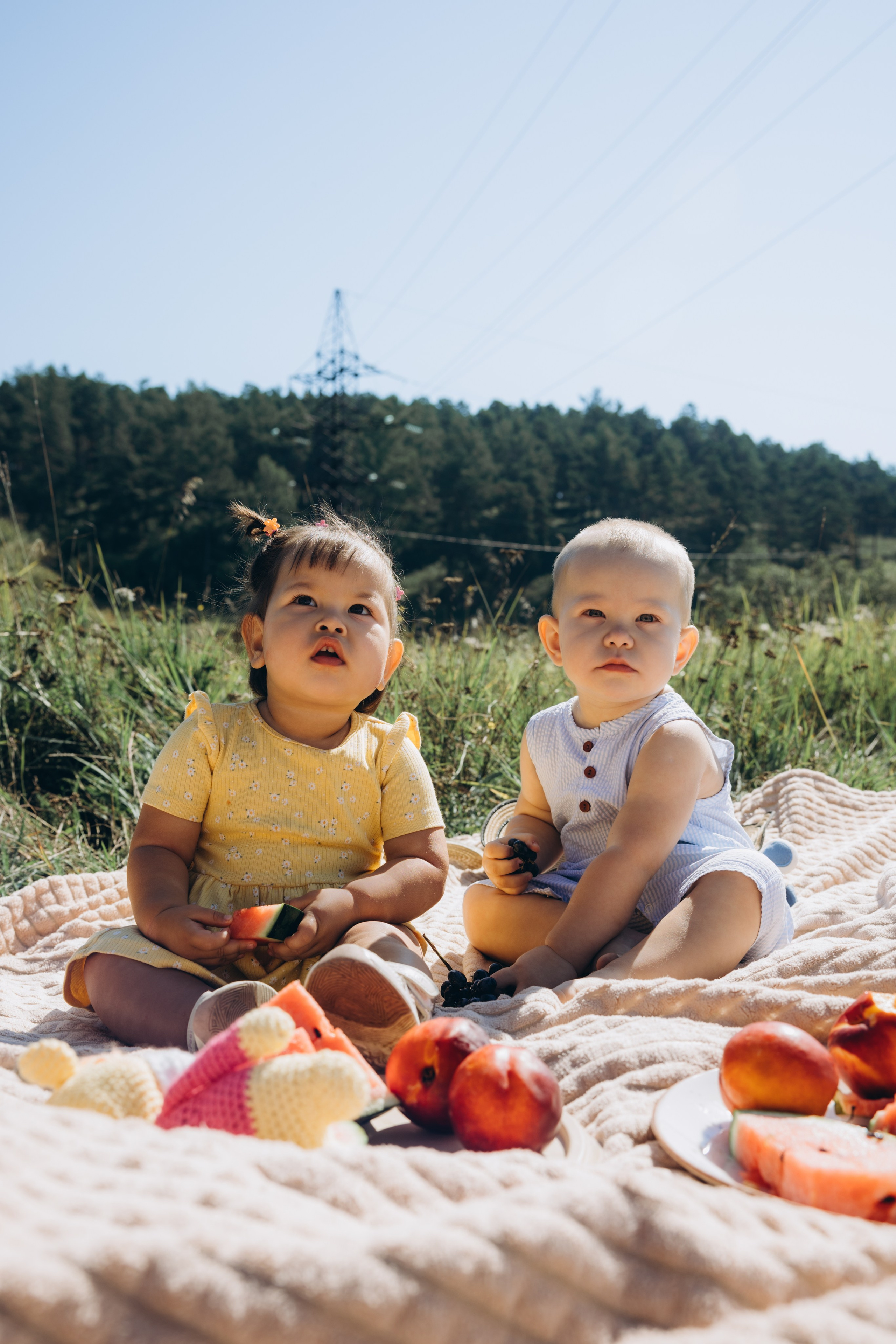 Семейная съёмка в поле. Свадебный, семейный фотограф в Иркутске Светлана Макаричева