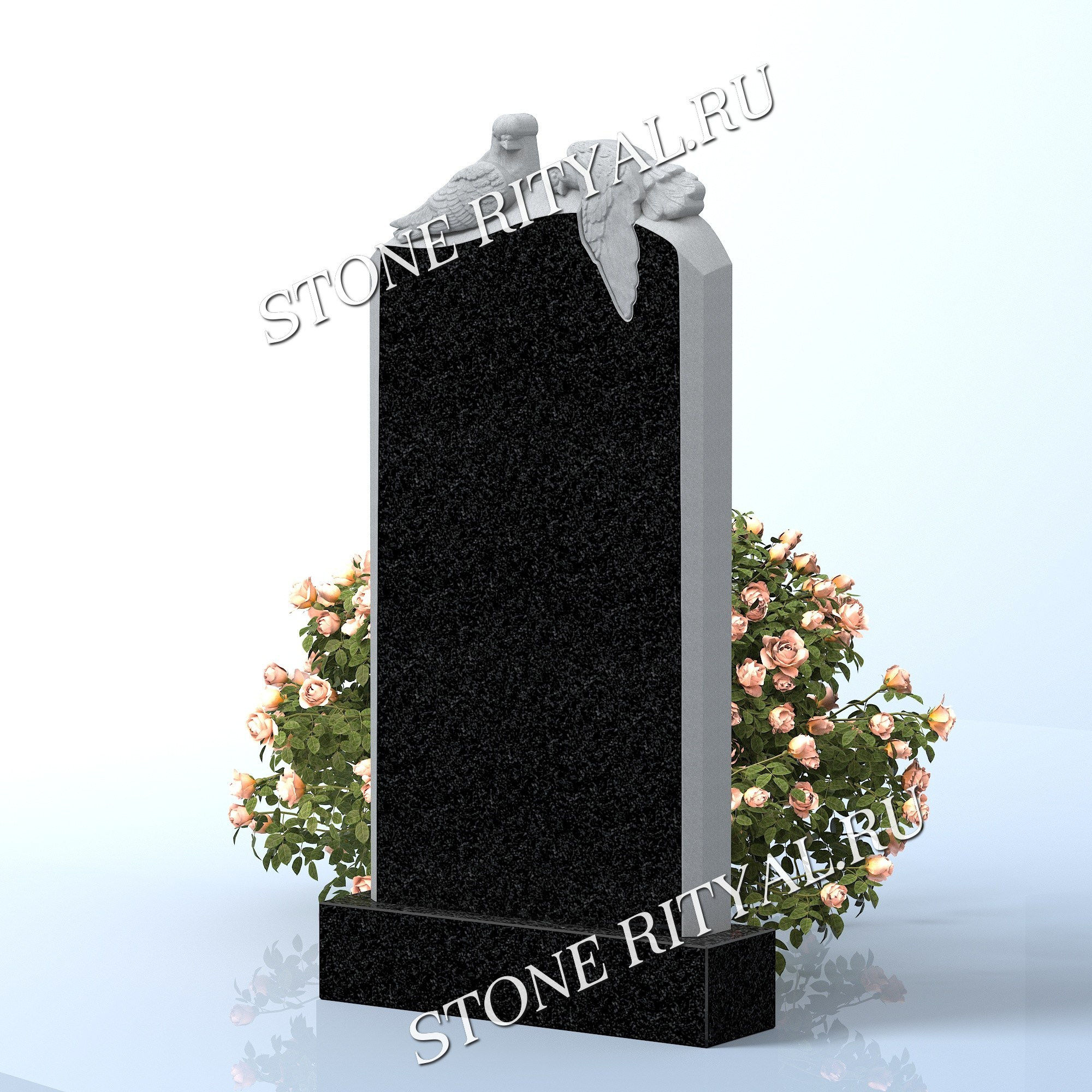 Вертикальные памятники фигурные. Изготовление и установка памятников в Москве и МО