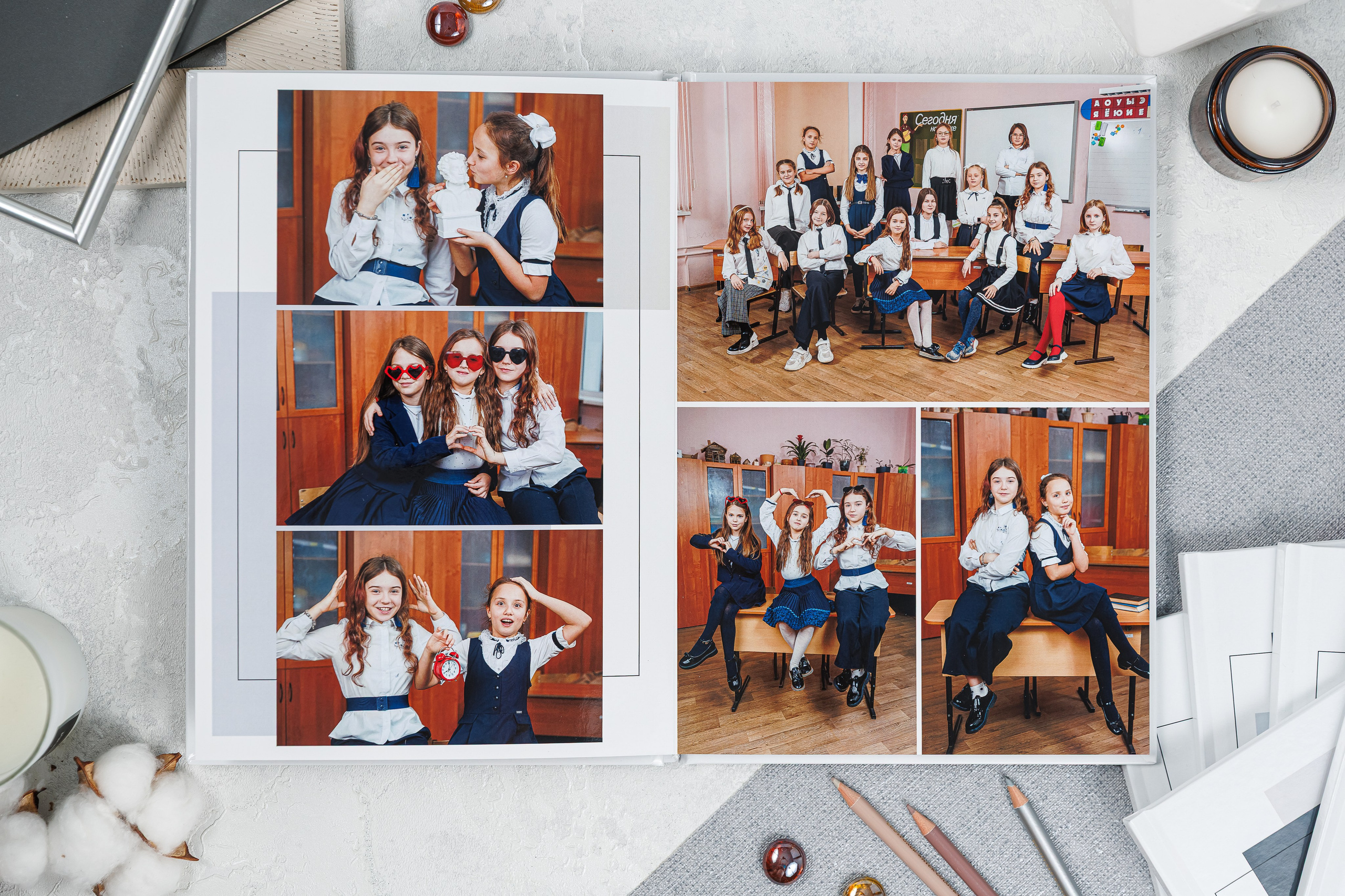 Выпускные альбомы 4 класс. Семейный и детский фотограф Комина Елена, Власиха, Одинцово