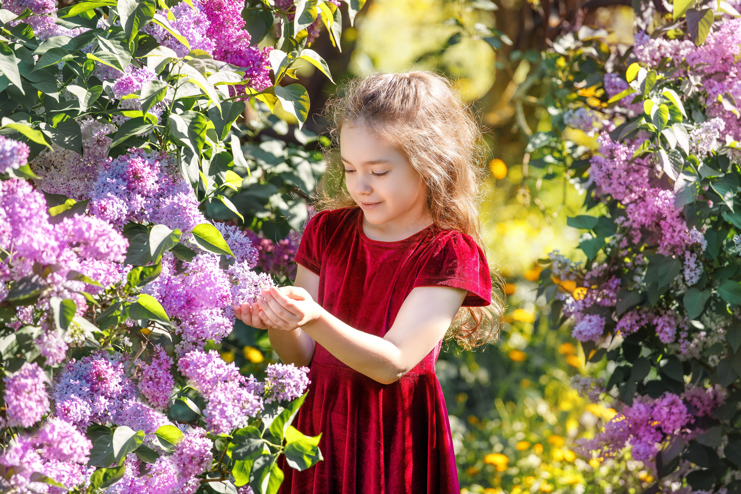 Фотосессия в сиреневом парке Измайлово в Москве