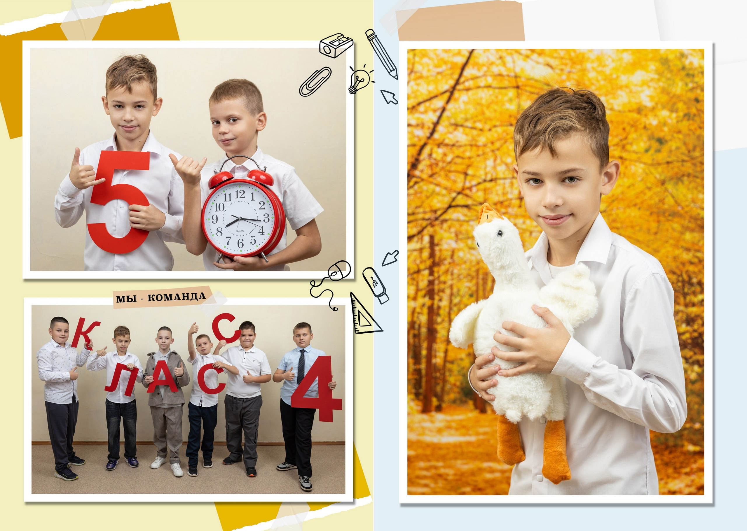 Дизайны школьных фотокниг и фотоальбомов