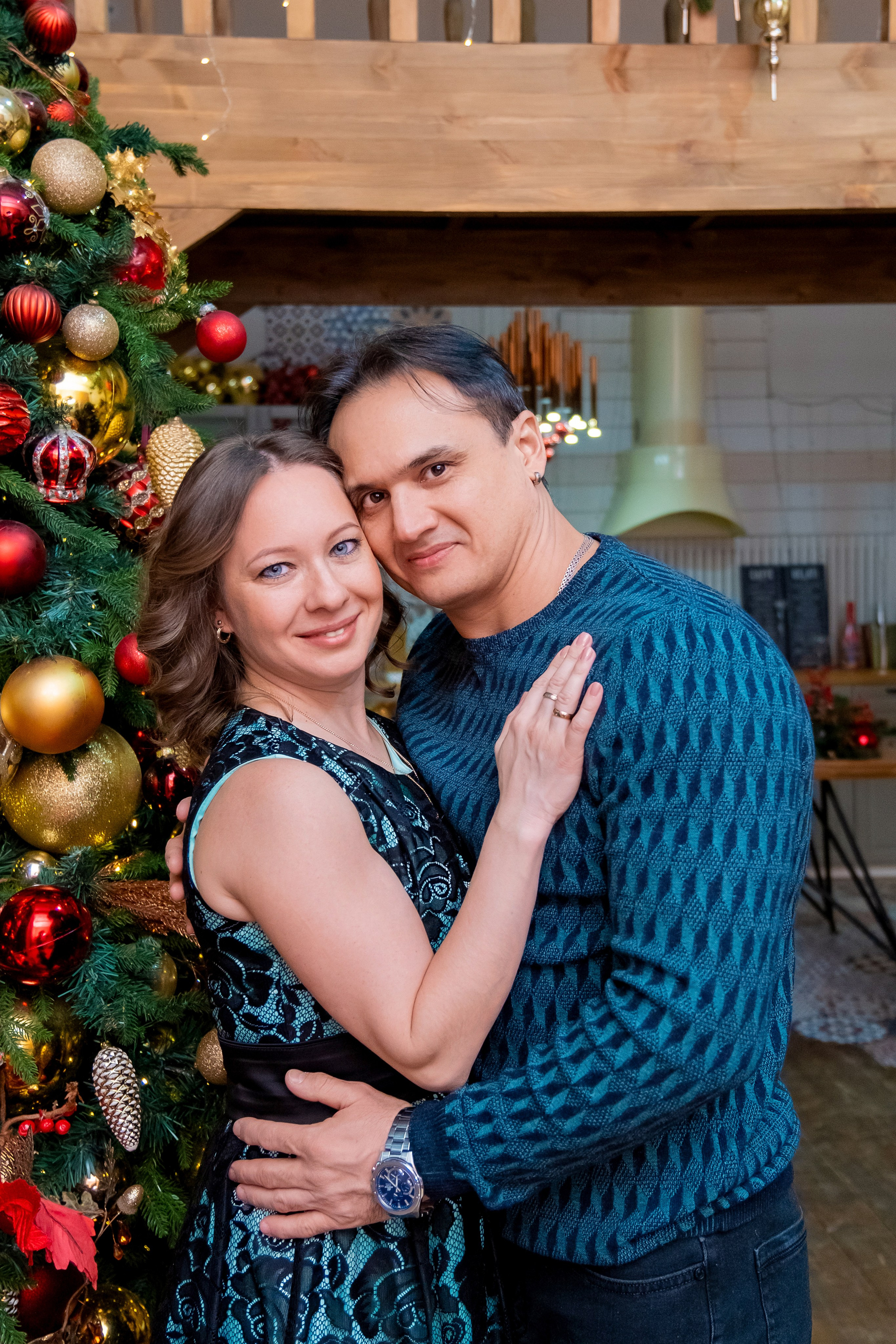 Новогодняя фотосессия в студии. Профессиональный фотограф в Москве и Одинцово Родика Архип