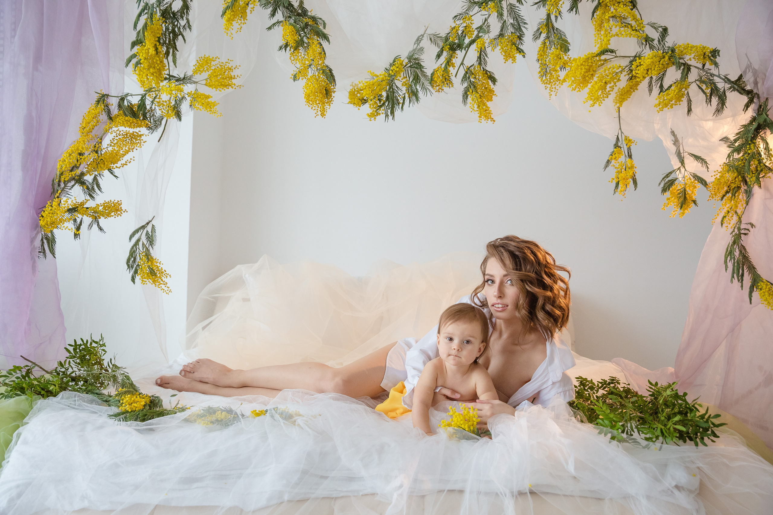 Фотосессия малышей до года