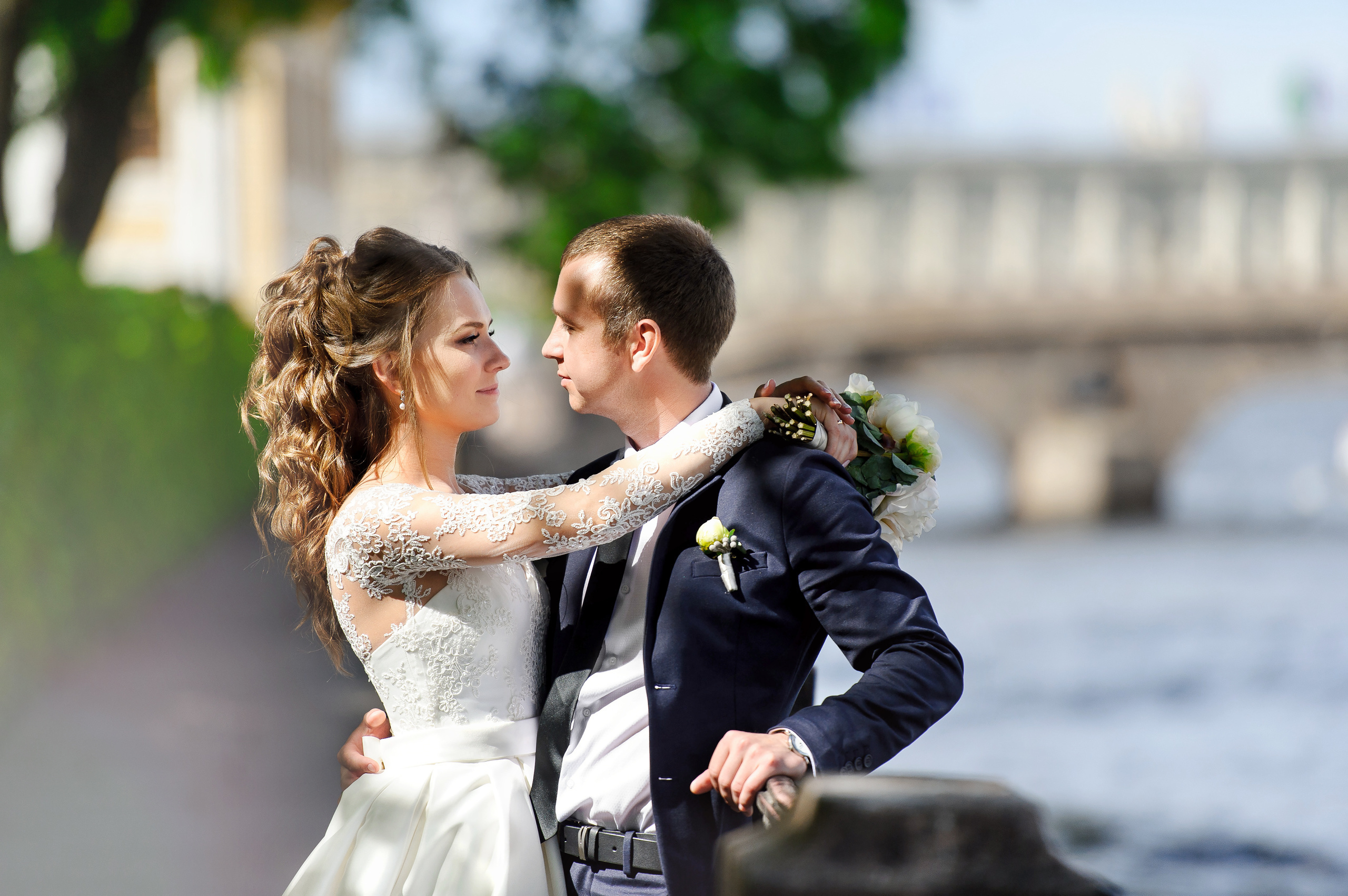 Свадебная фотосъёмка в фотостудии Мимика. Свадебный фотограф Наталья Немцева в Санкт-Петербурге