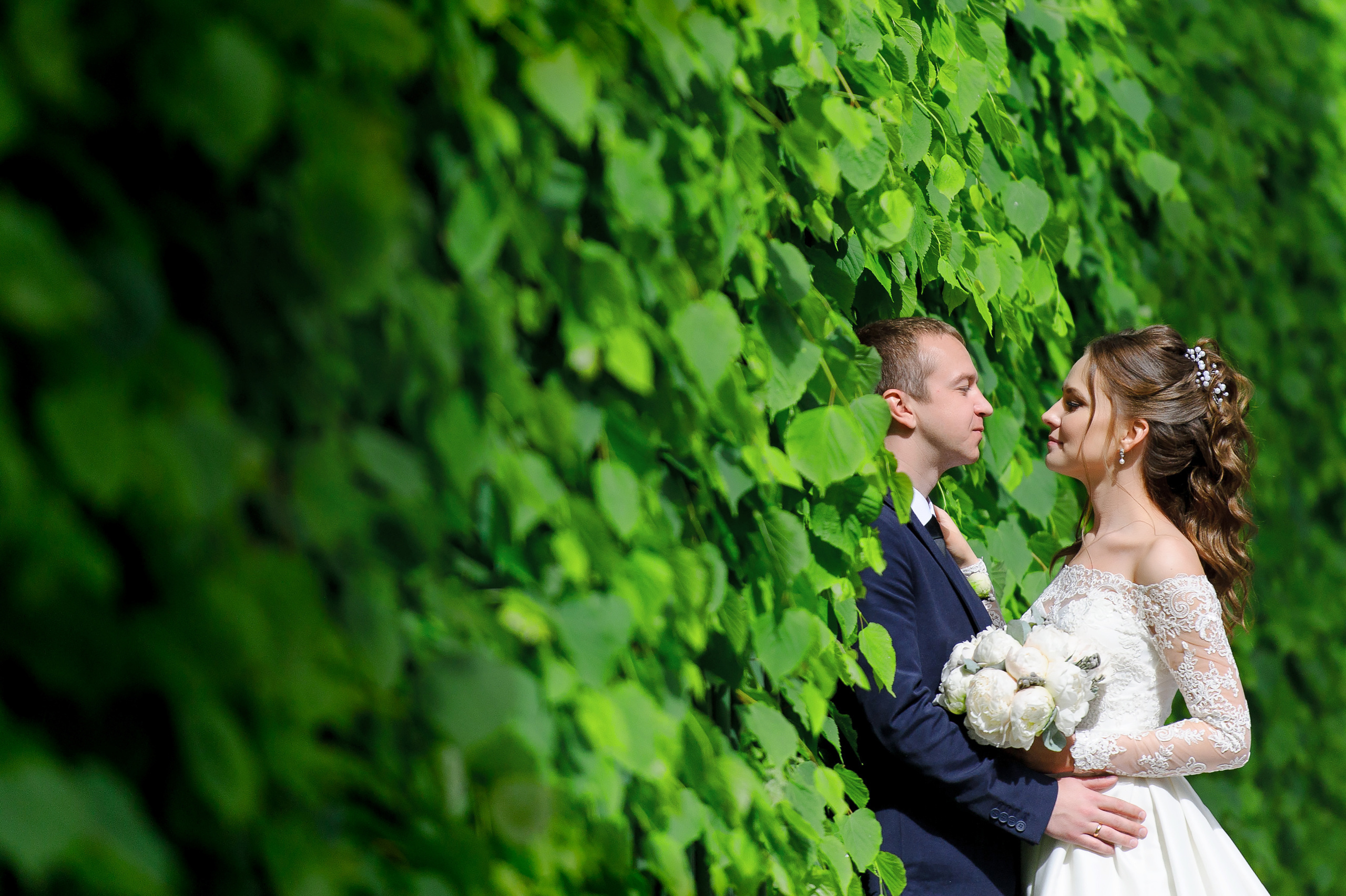 Свадебная фотосъёмка в фотостудии Мимика. Свадебный фотограф Наталья Немцева в Санкт-Петербурге