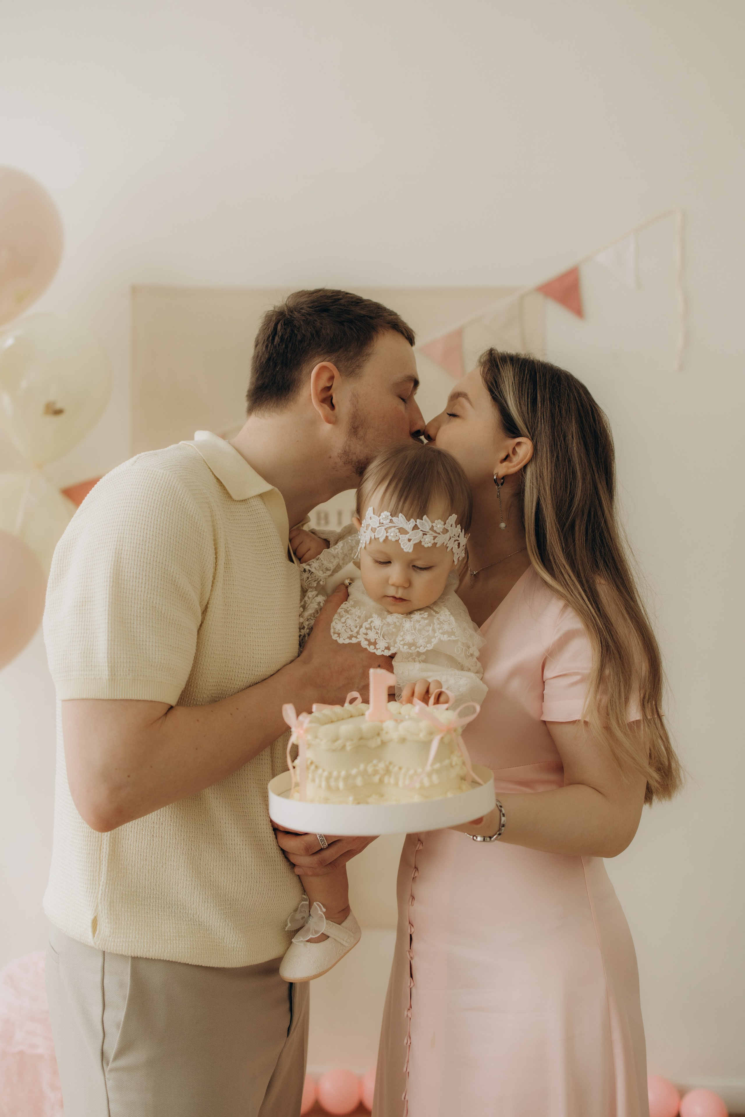 Первый день рождения!. Семейный фотограф Москва Юлиана Фетисова