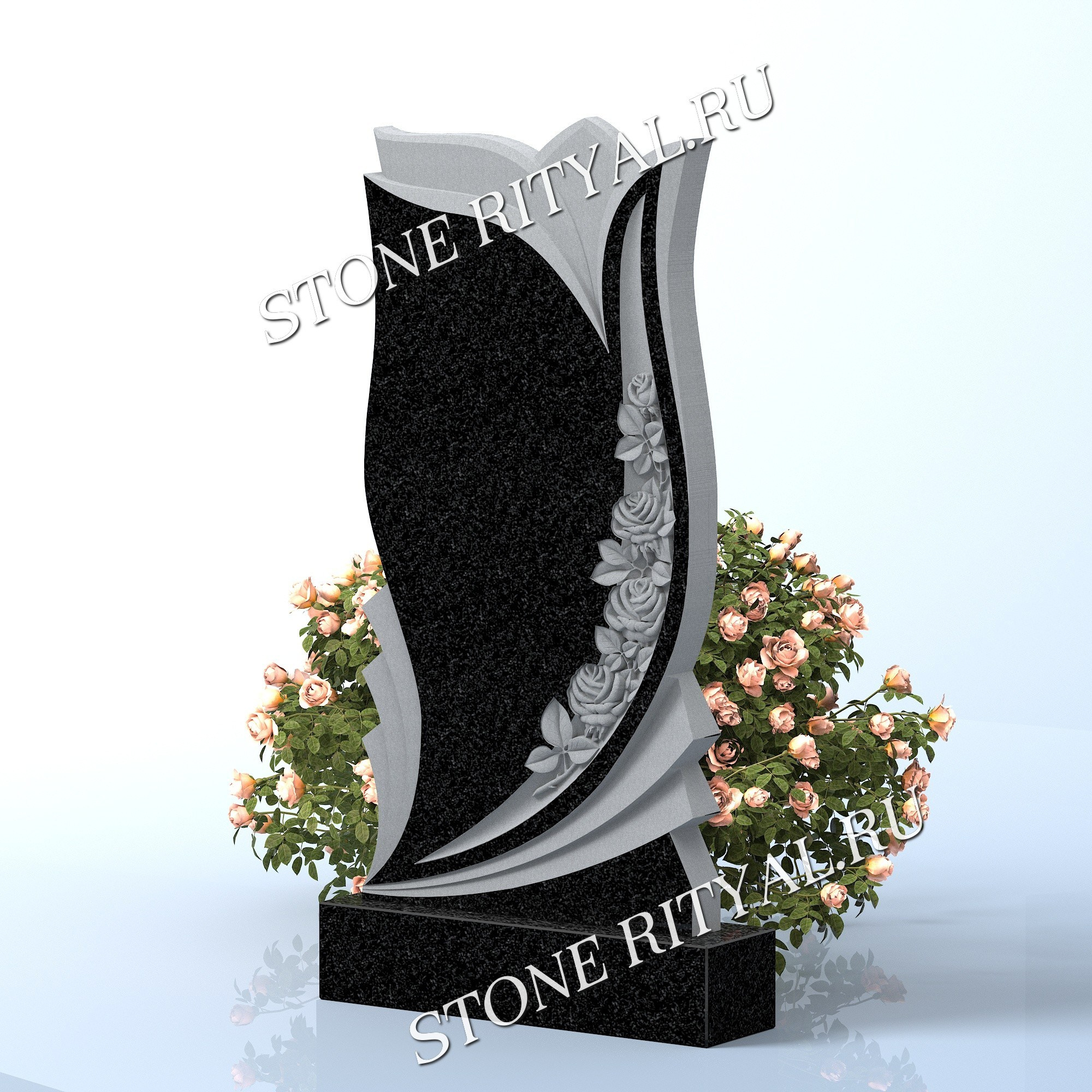 Вертикальные памятники фигурные. Изготовление и установка памятников в Москве и МО