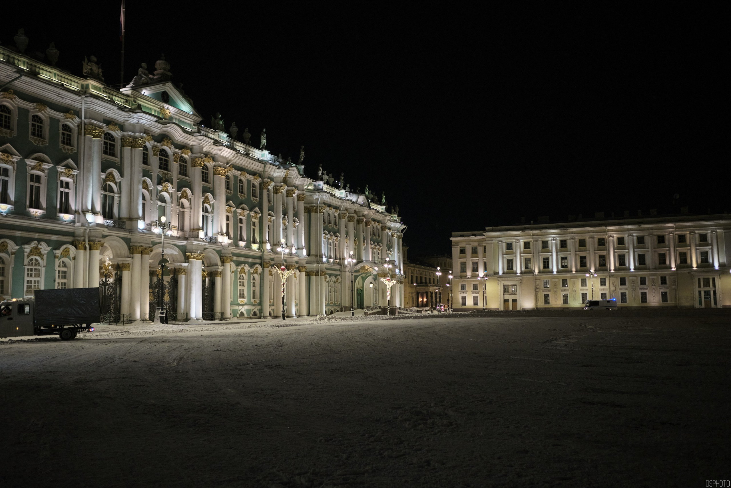Снег и туман в Санкт-Петербурге. Фотографъ Сергѣевъ. Поймать мгновеніе
