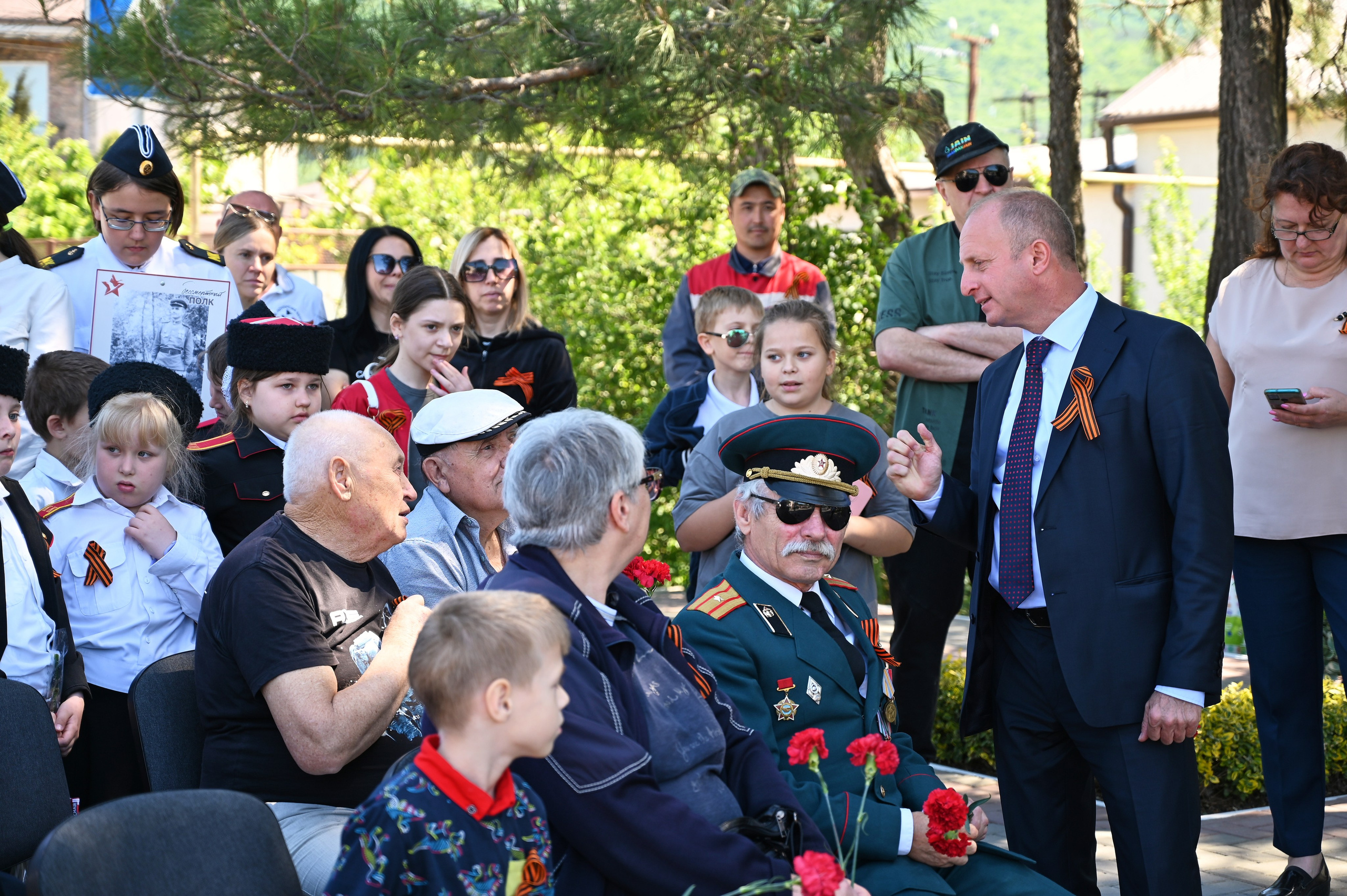 Митинг в с. Виноградное. Жизнь курорта Кабардинка в фотографиях