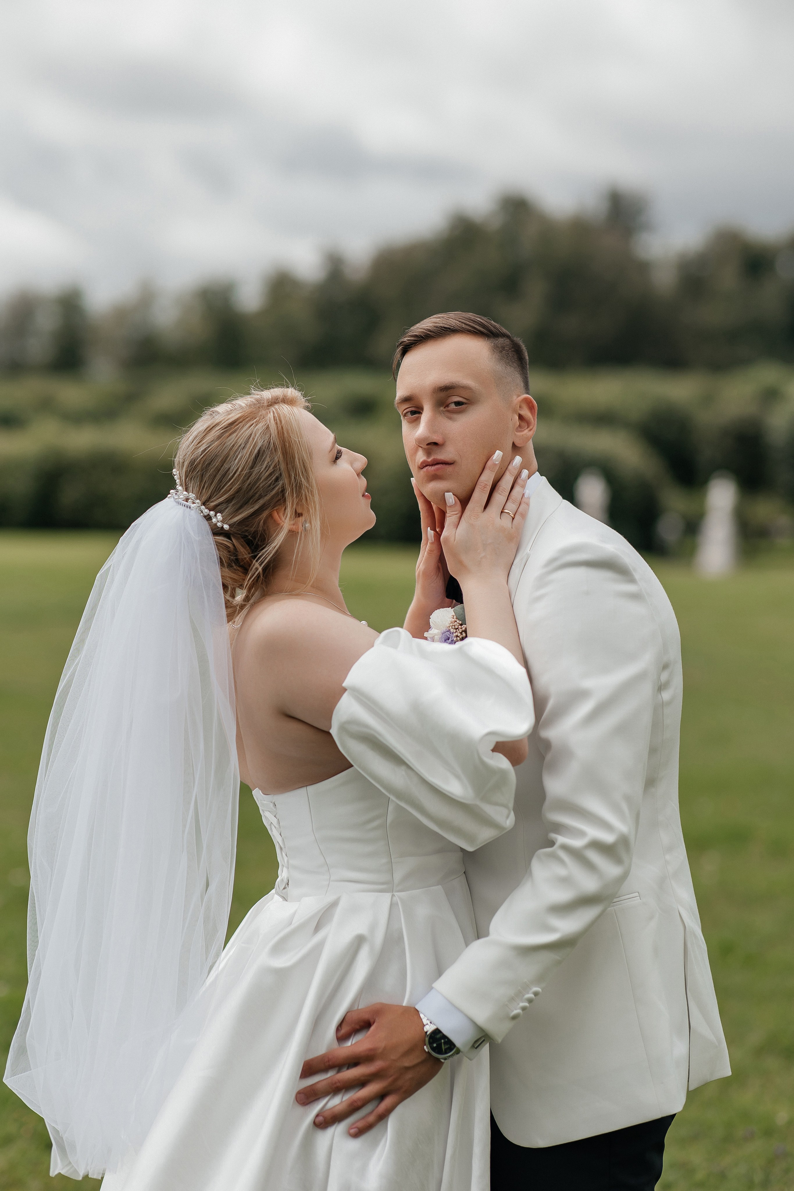 свадебная фотосессия в усадьбе Архангельское