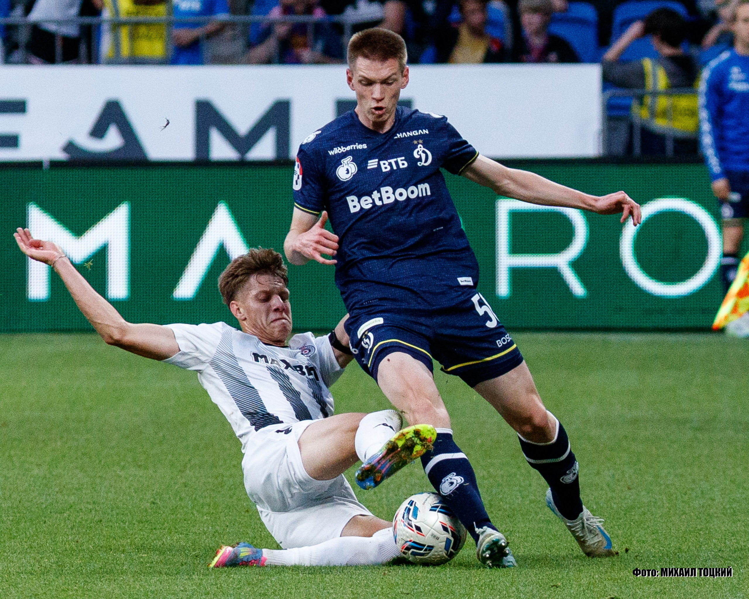 Фоторепортаж. ФК Динамо — ФК Партизан. Михаил Тоцкий портретный и репортажный фотограф в Москве
