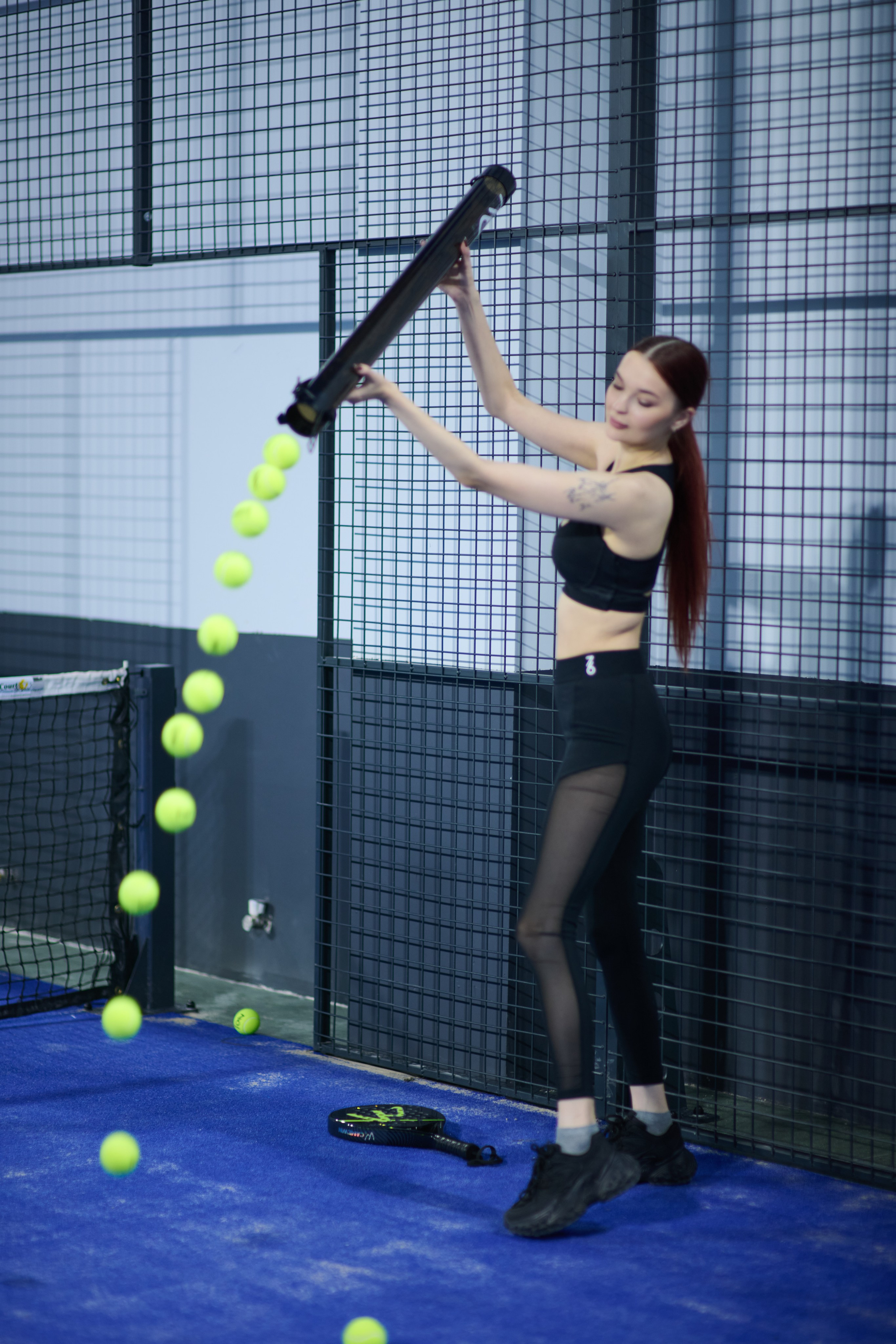 Фотосессия моделей в падл-клубе. Репортажный и семейный фотограф — Шелихов Сергей