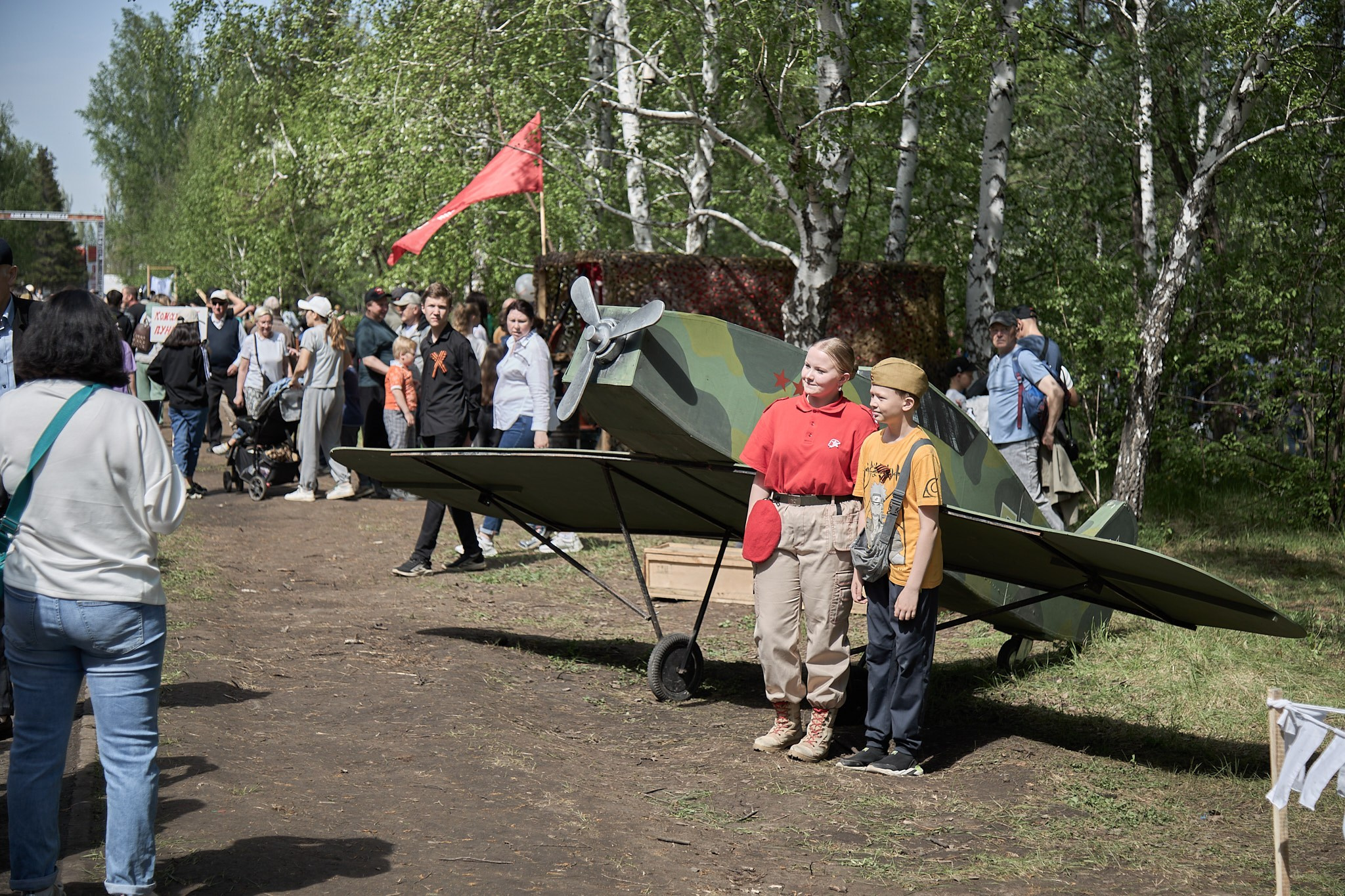 Парк Победы 9 мая 2025 года. Фотограф Омск | Александр Вандеров