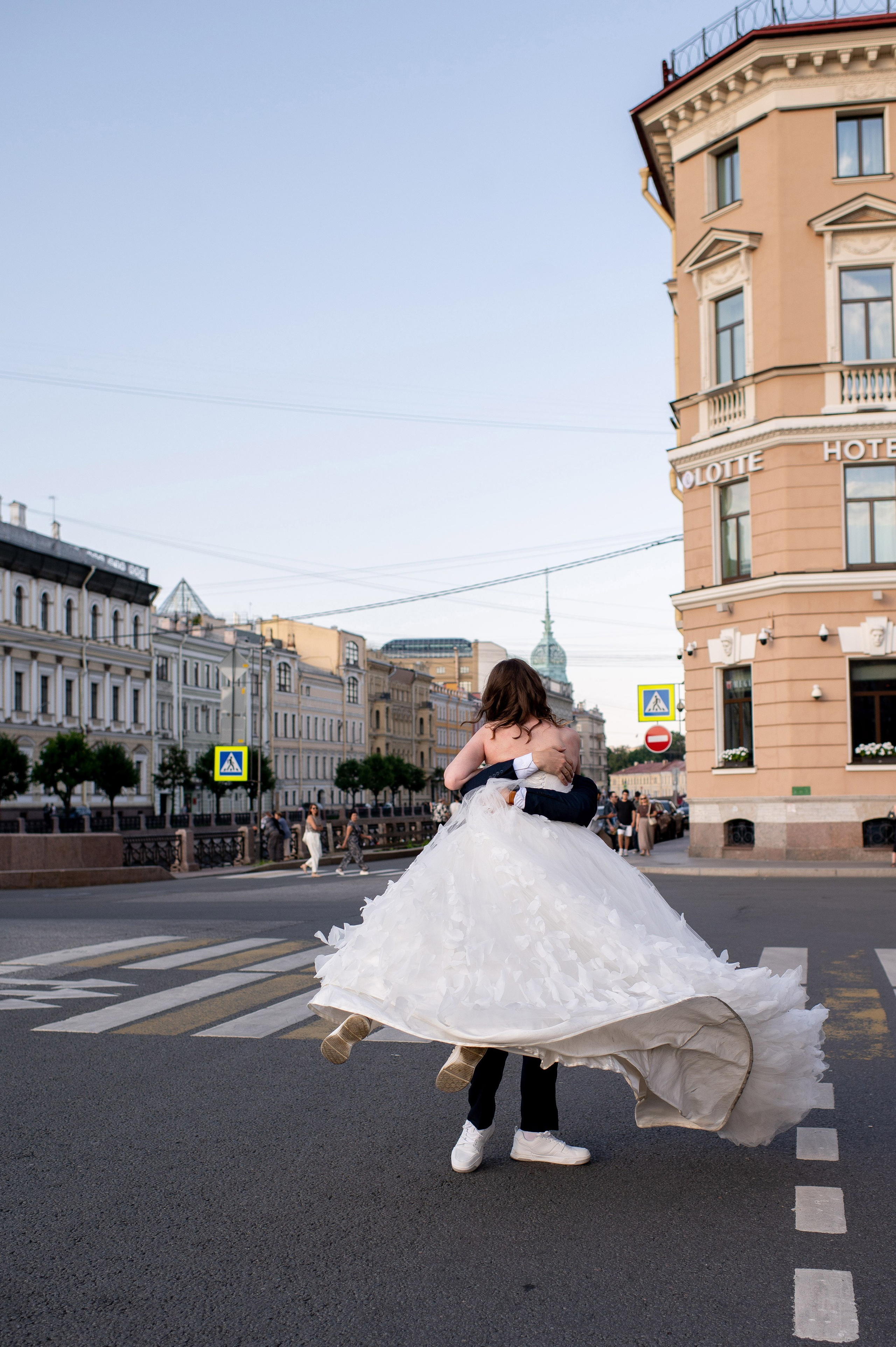 Зажигательная и динамичная свадебная фотосессия Анастасии и Максима. Портретный, семейный и свадебный фотограф в Санкт-Петербурге и в Пушкине Ширяев Денис