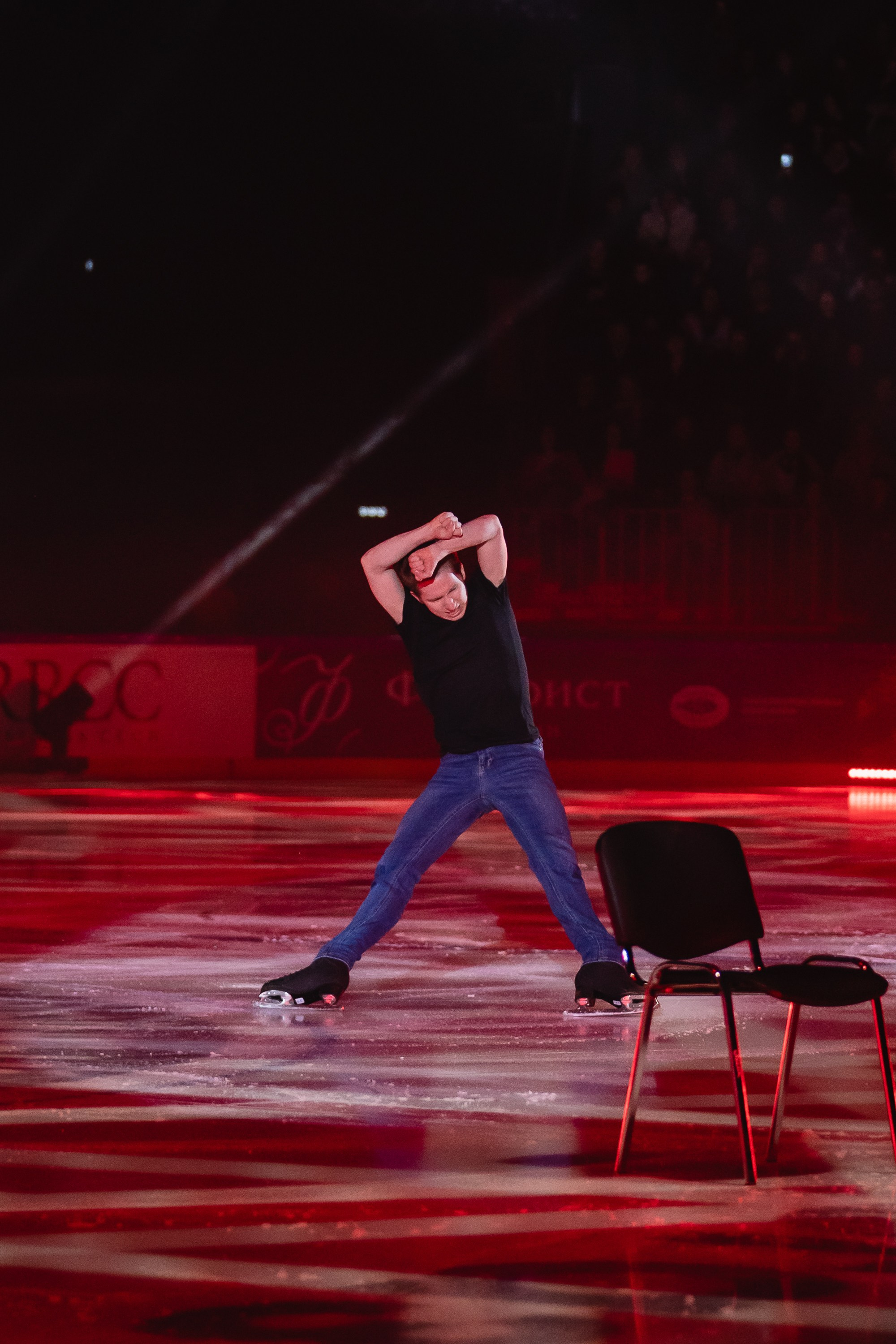 Шоу «Чемпионы на льду» в Новосибирске. Воробьева Ксения — Спортивный и танцевальный фотограф Новосибирск